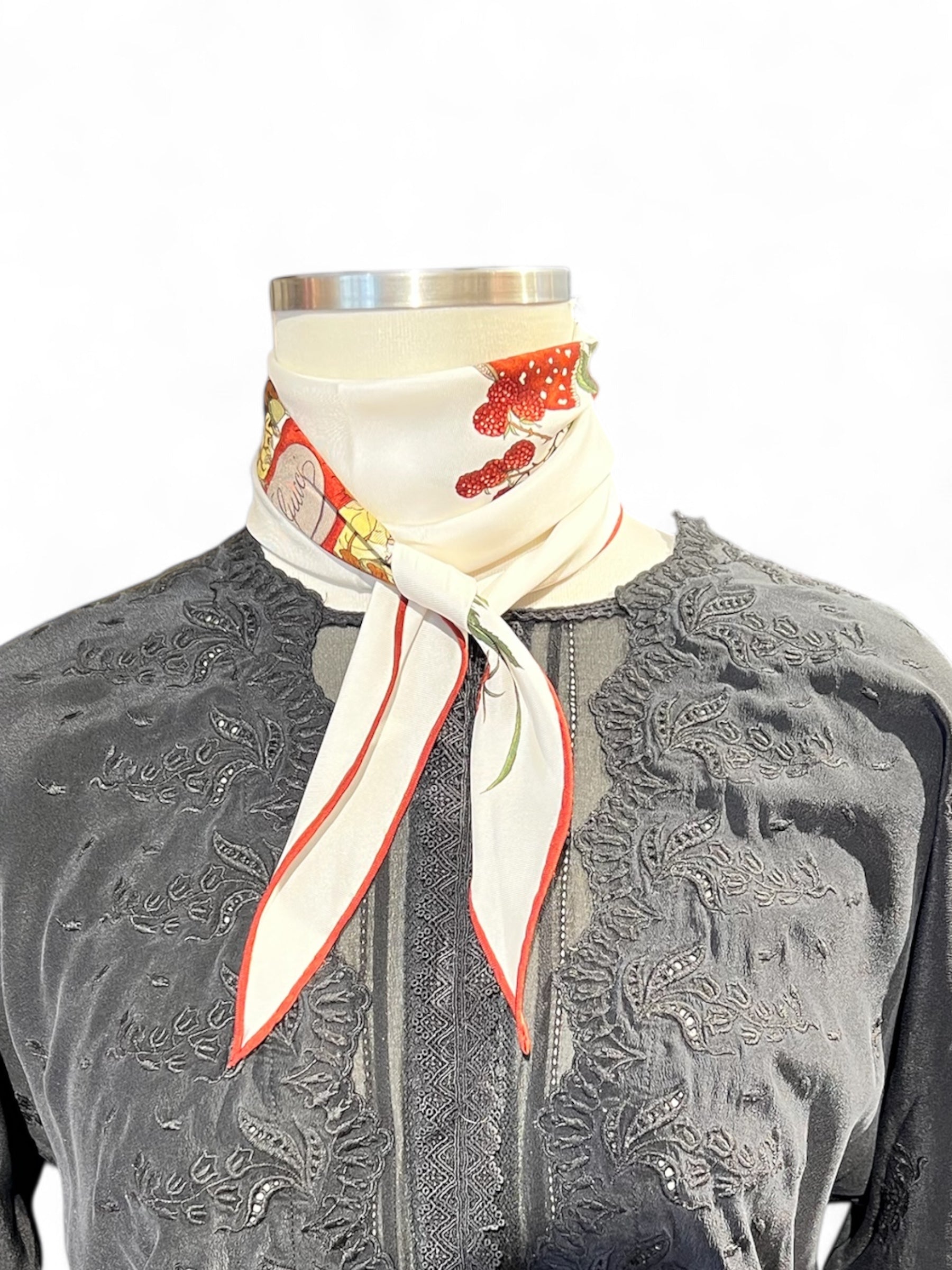 Gucci - Foulard Losange en soie