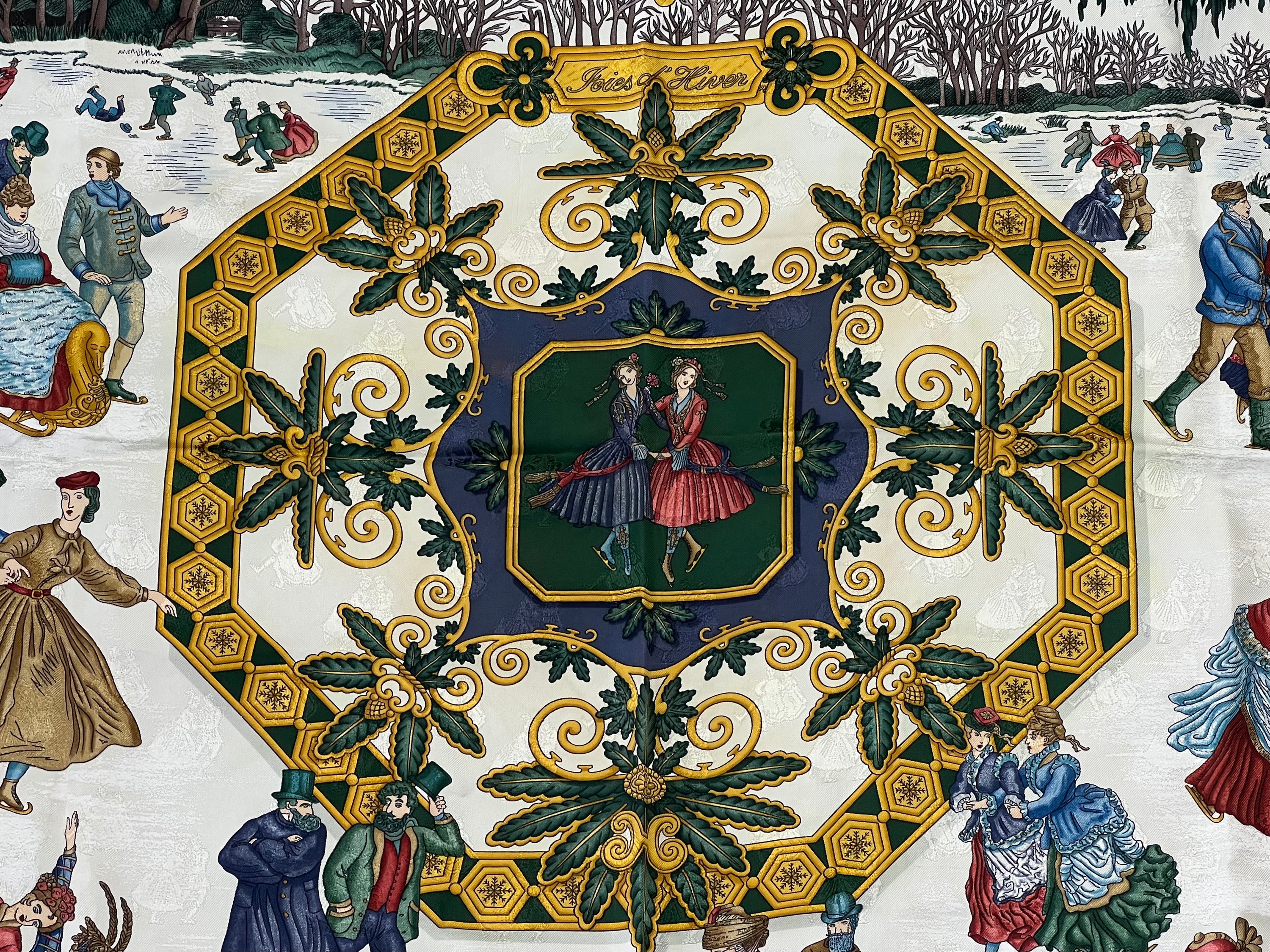Hermès - Carré 90 « Winterfreuden »