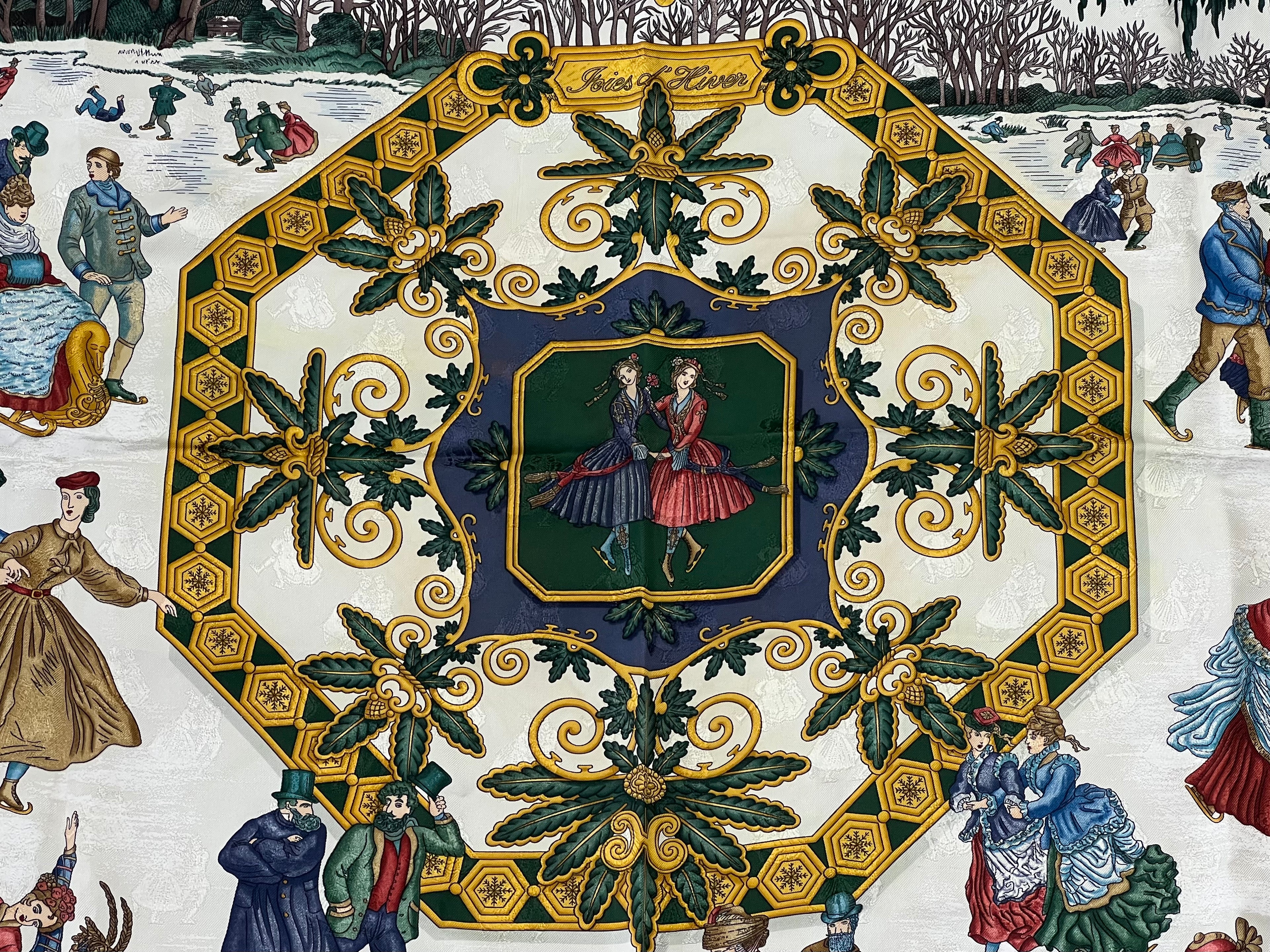 Hermès - Carré 90 « Joies d’Hiver »