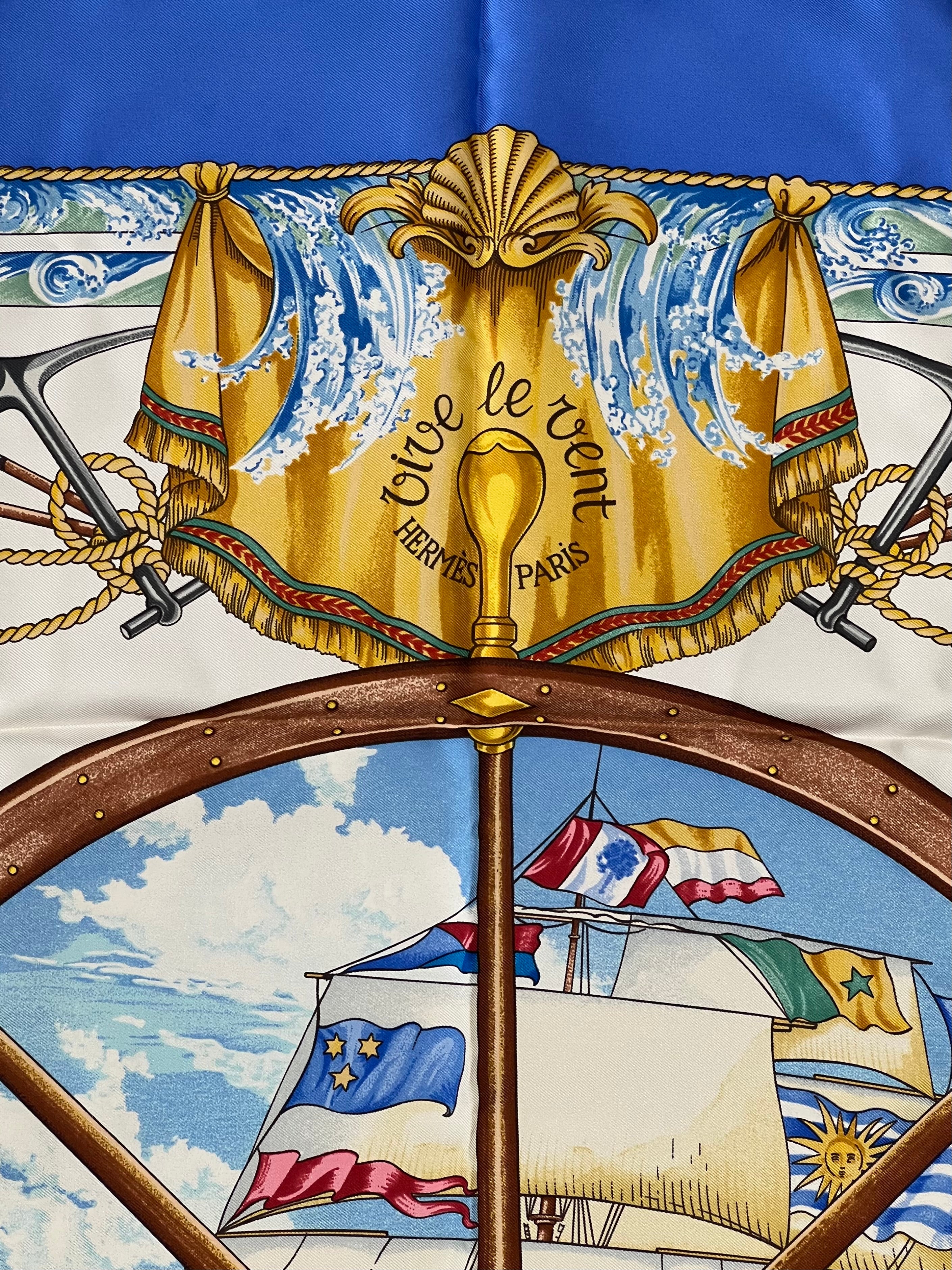 Hermès - Carré 90 « Vive Le Vent »