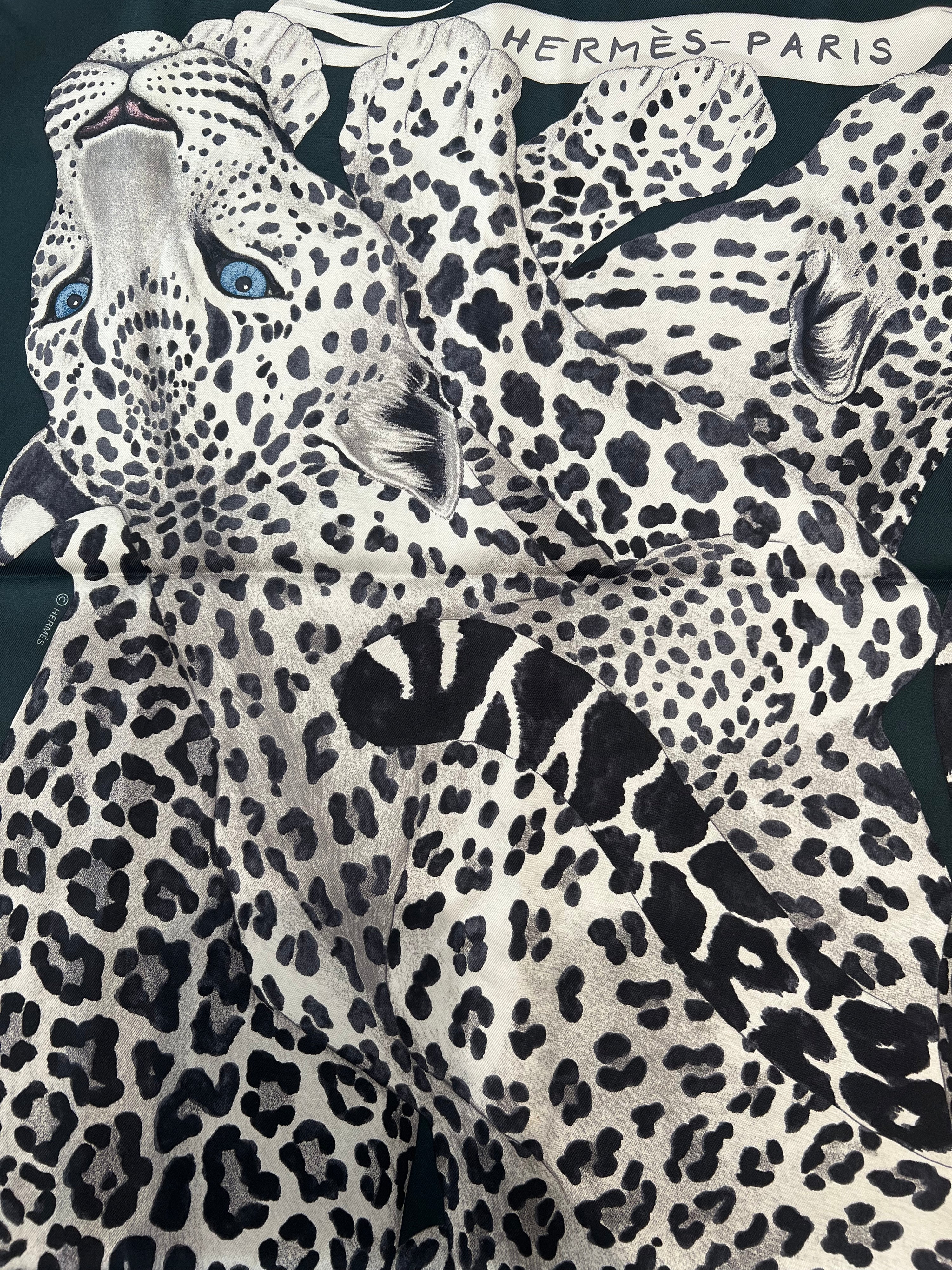 Hermès - Carré 90 « Faule Leopardinnen »