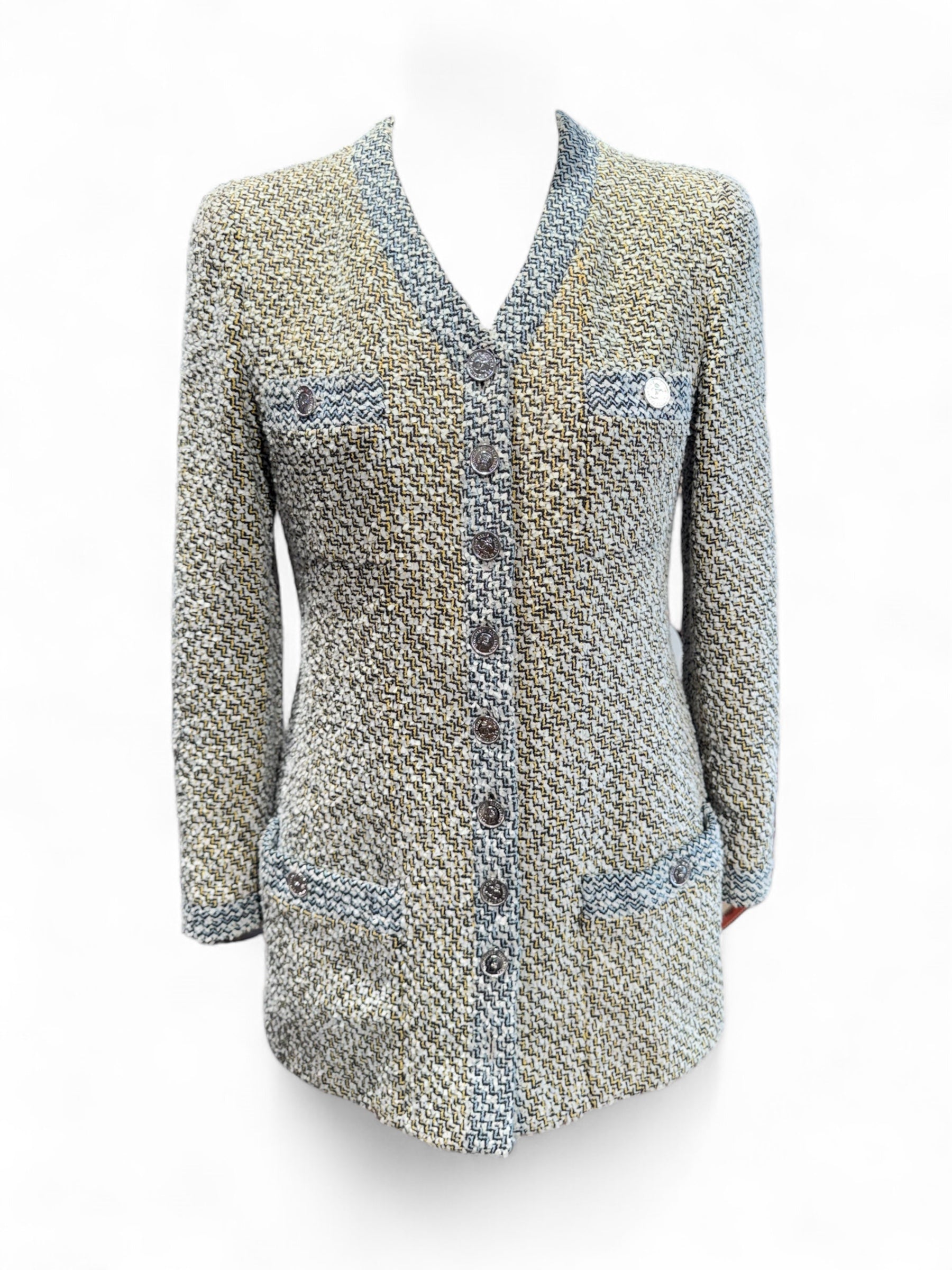 Chanel - Tweed coat, size 40