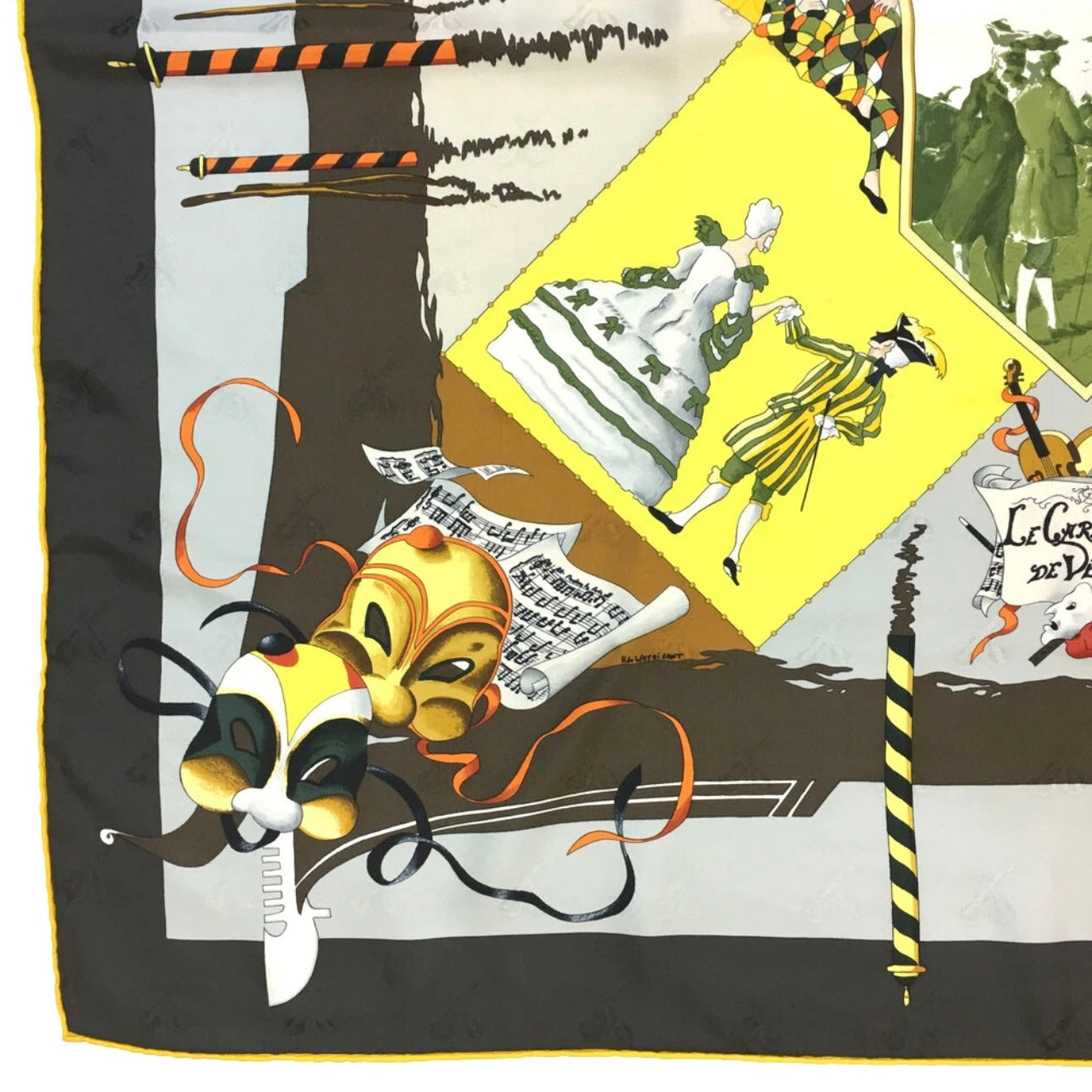 Hermès - Carré 90 « Le Carnaval de Venise »