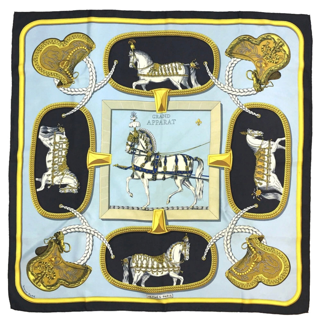 Hermès - Quadrat 90 « Großer Prunk »