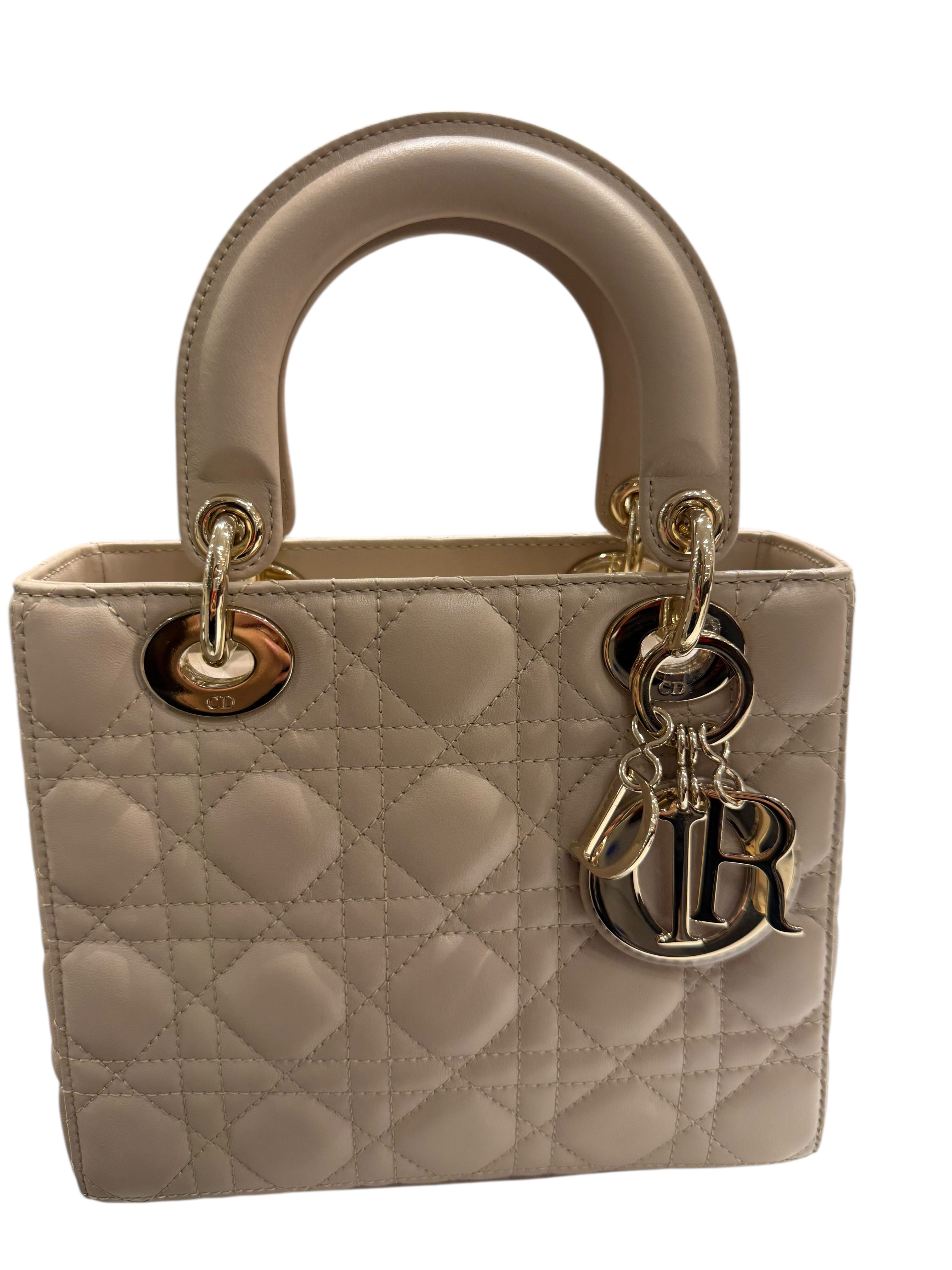 Christian Dior - Sac Lady Dior small ABC beige