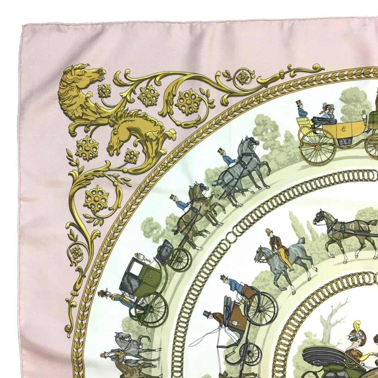Hermès - Carré 90 “The Longchamps Promenade”