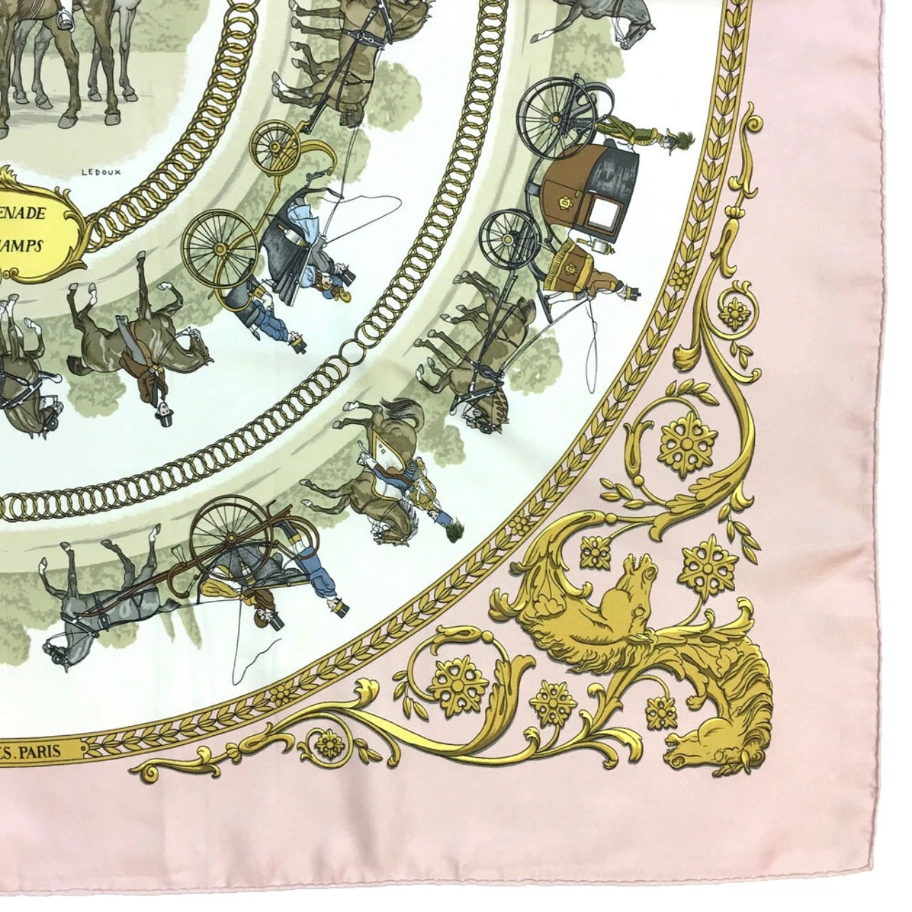 Hermès - Carré 90 « La promenade de Longchamps »