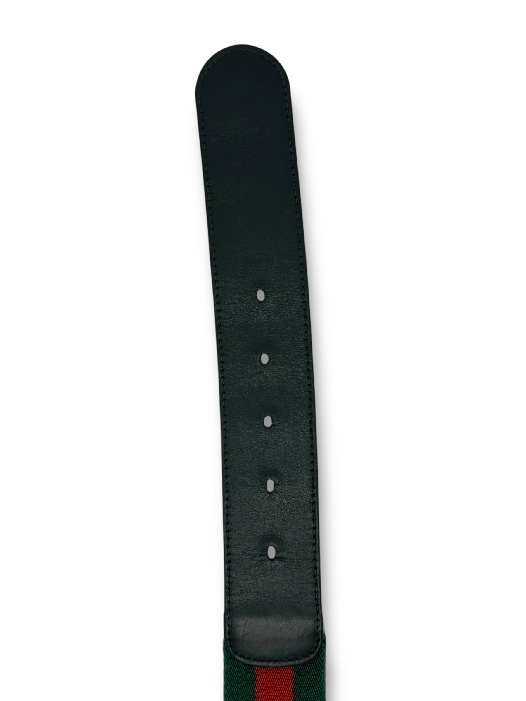 Gucci - Ceinture Buckle vert et rouge T85