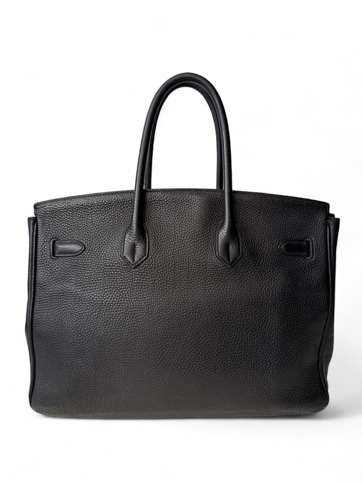 Hermès - Birkin 35 Noir Palladium
