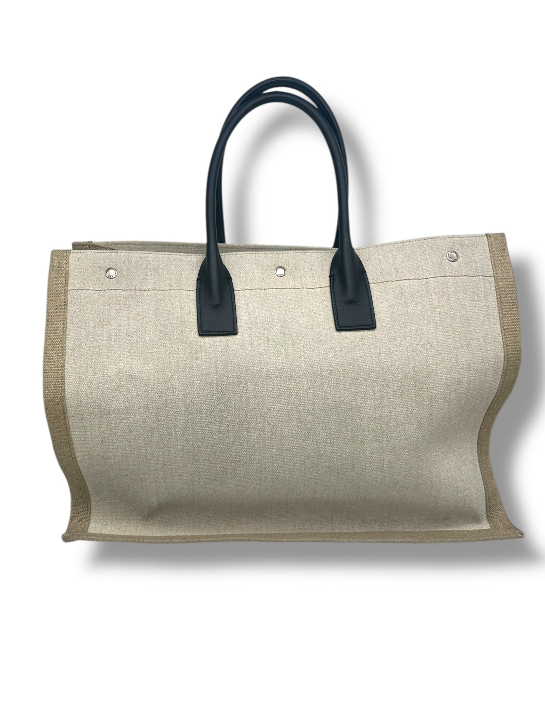 Saint Laurent - Cabas en toile rive gauche