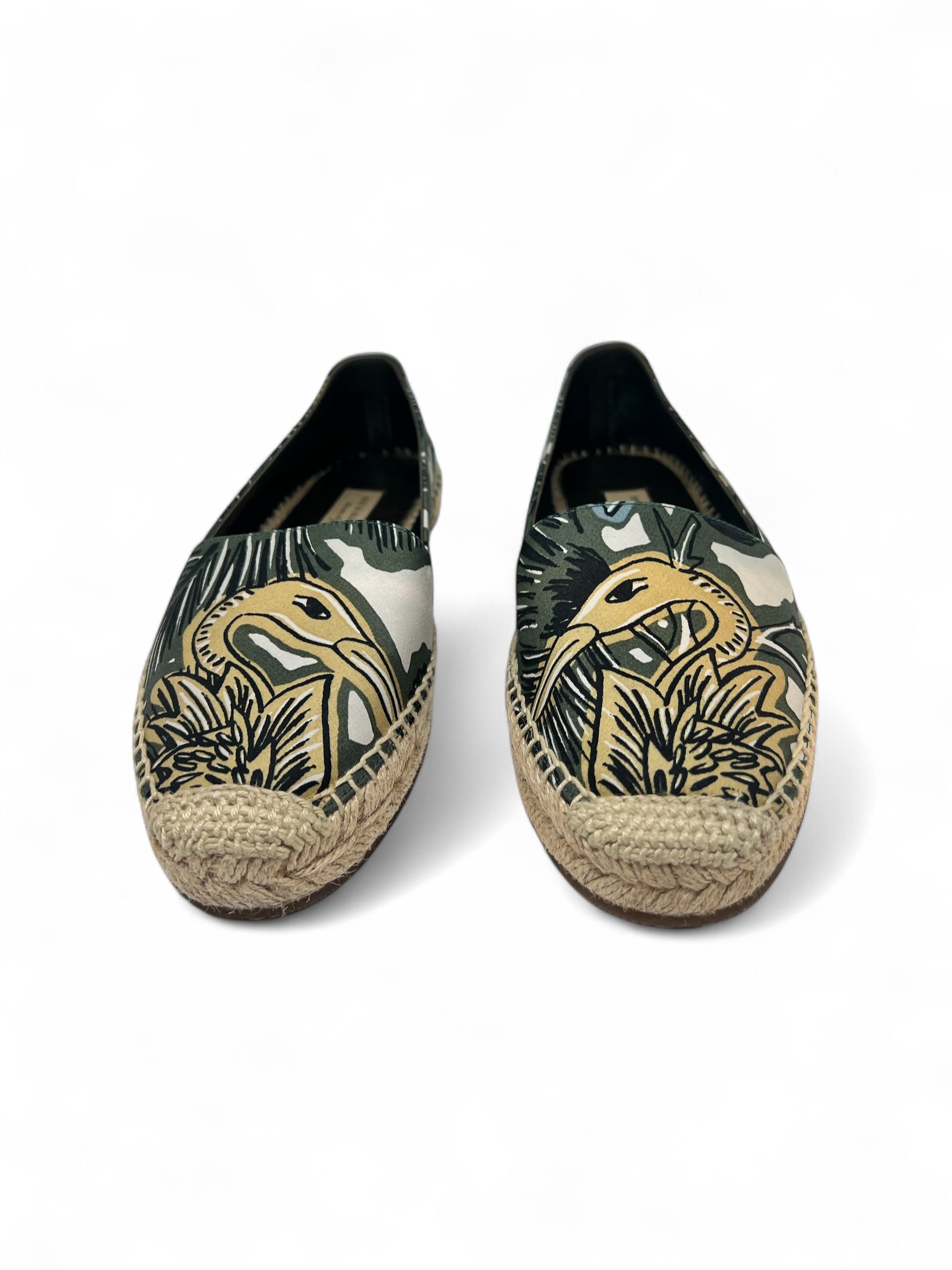 Burberry - Espadrilles à motifs verts