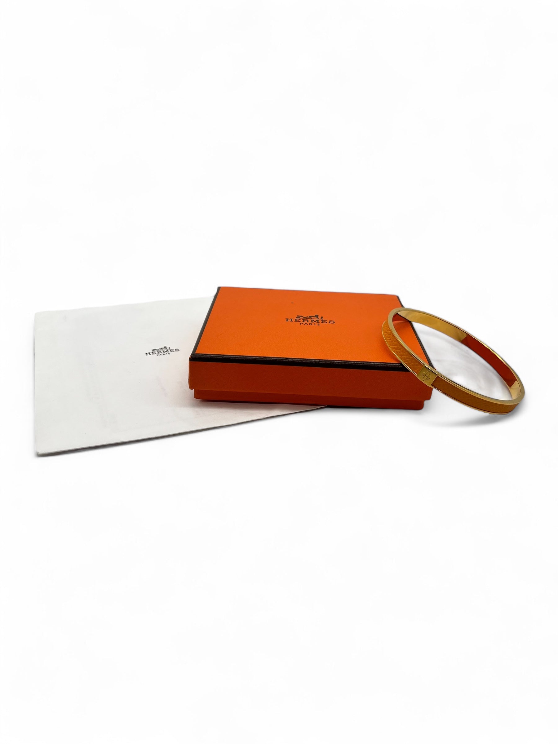 Hermès - Bracelet jaune T70