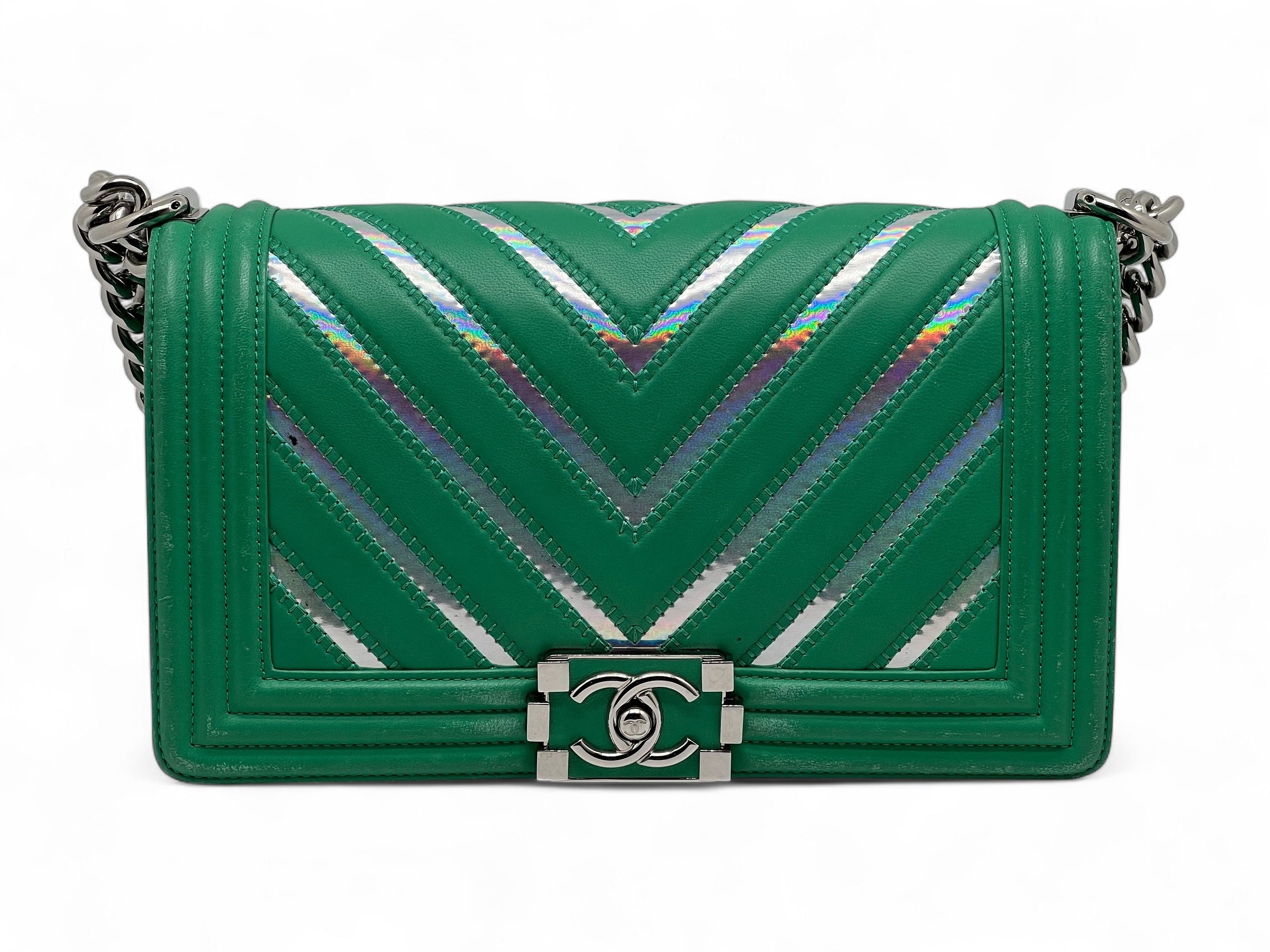 Chanel - Sac Boy vert édition limité
