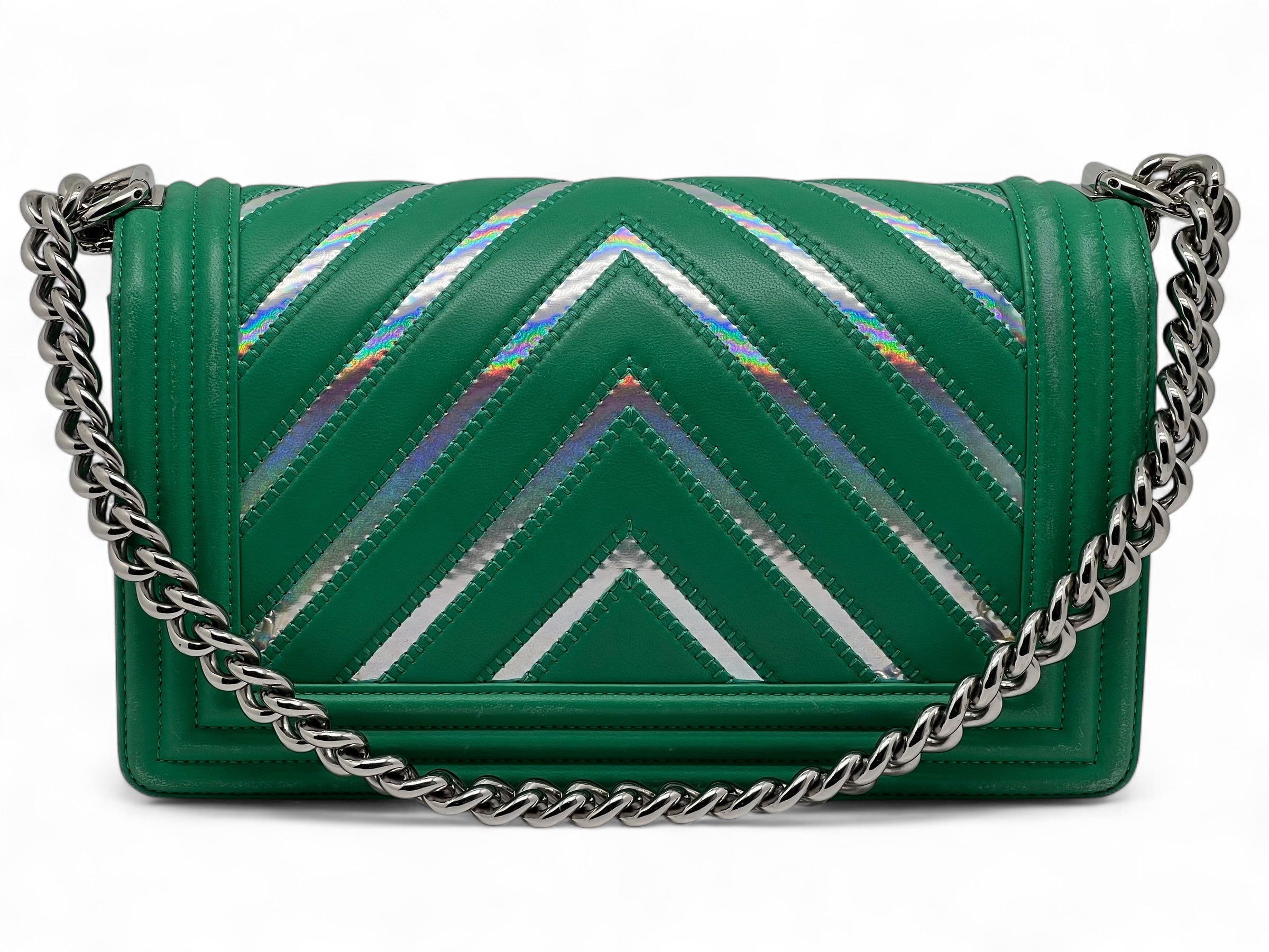 Chanel - Sac Boy vert édition limité
