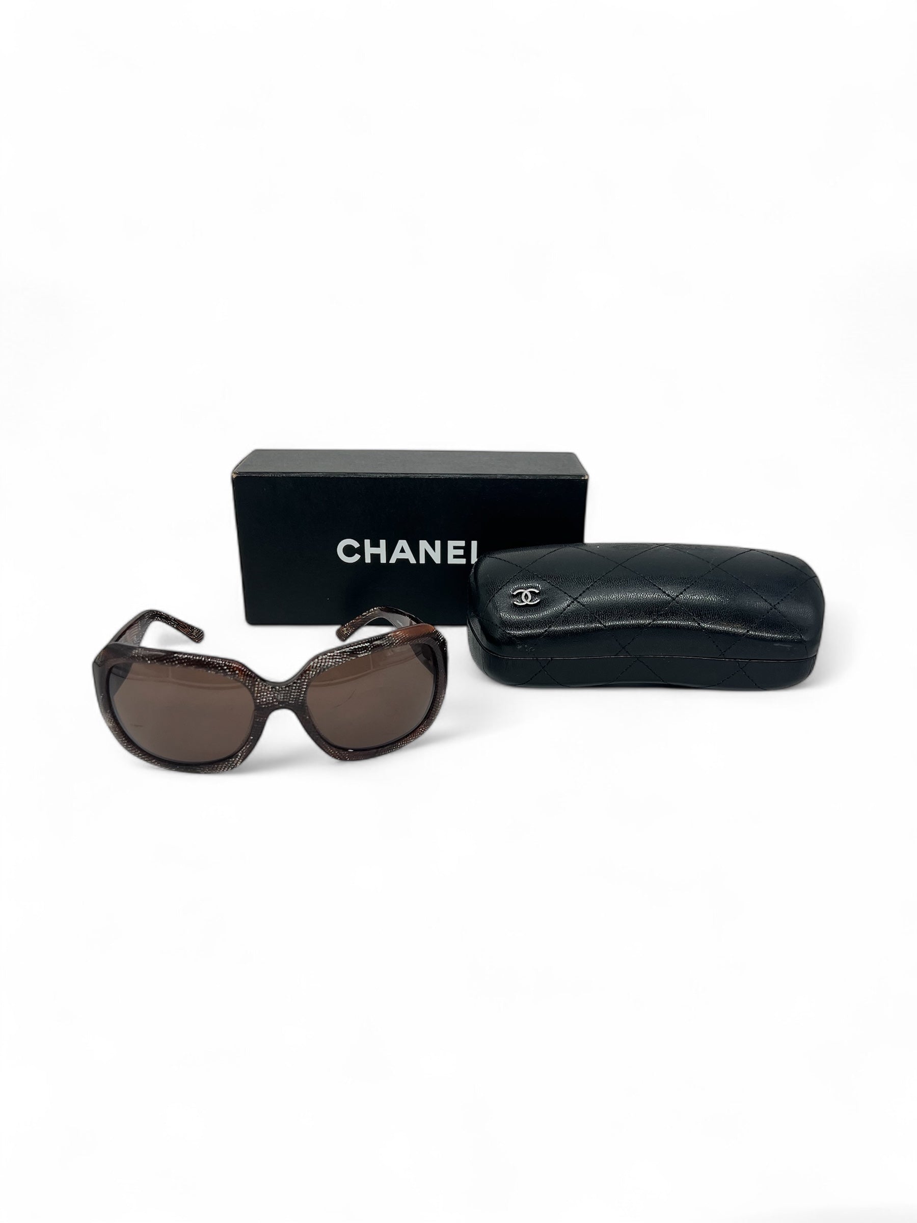 Chanel - Lunettes de soleil marron