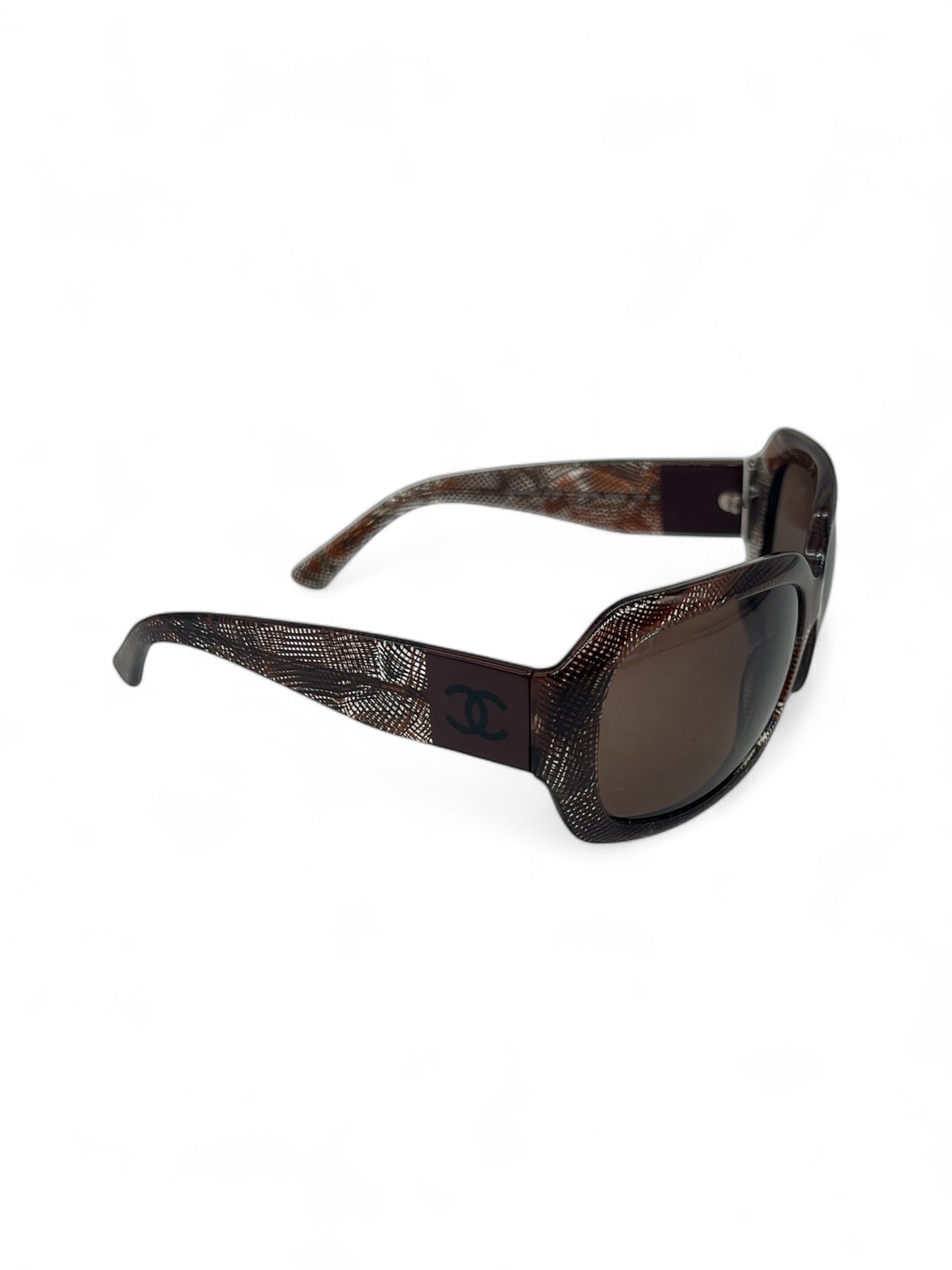 Chanel - Lunettes de soleil marron