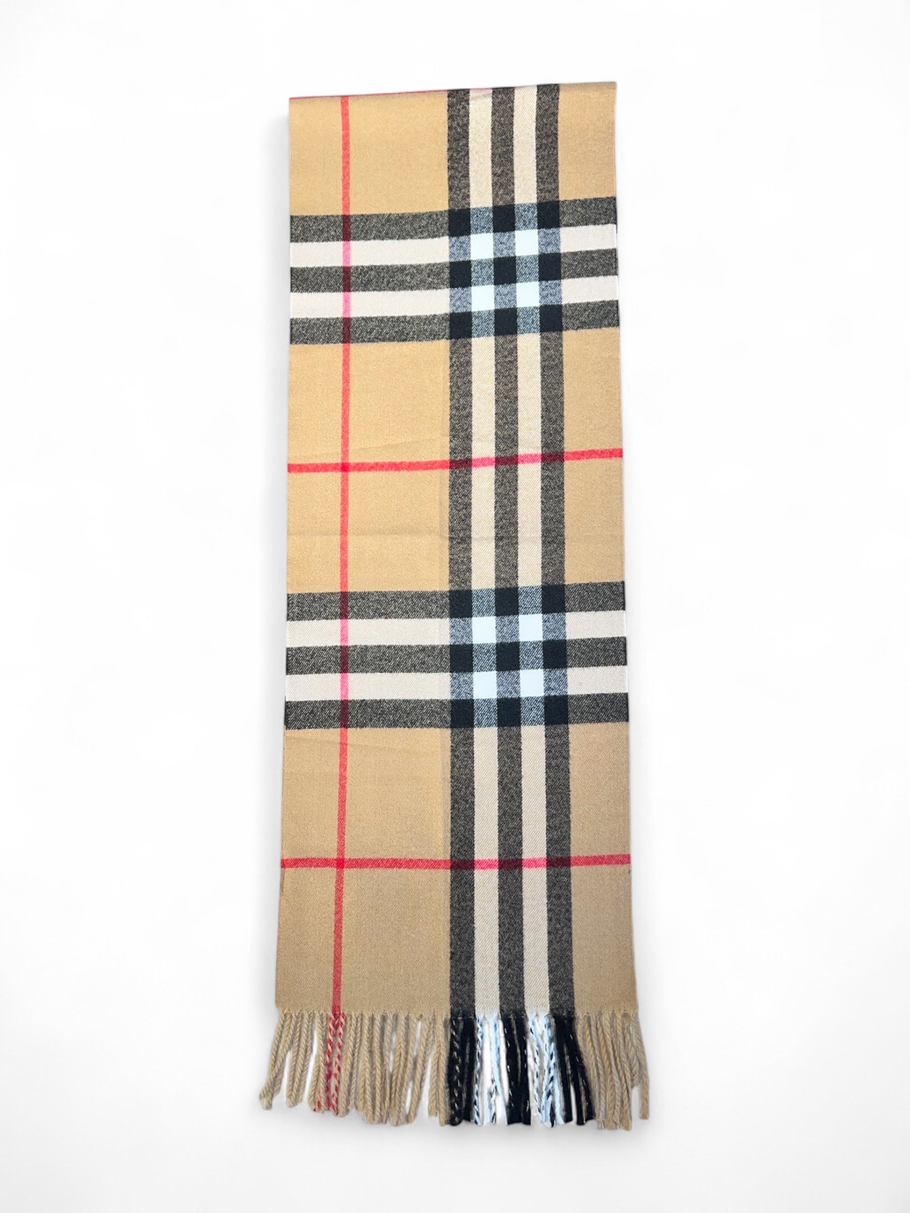 Burberry - Écharpe en cachemire tartan