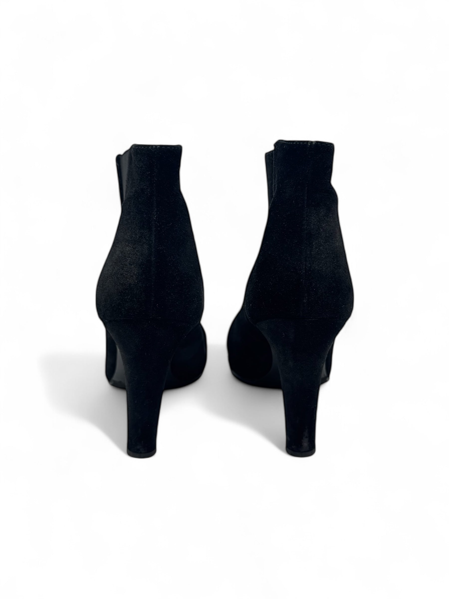 Chanel - Stiefeletten CC mit schwarzen Pailletten Gr. 40,5