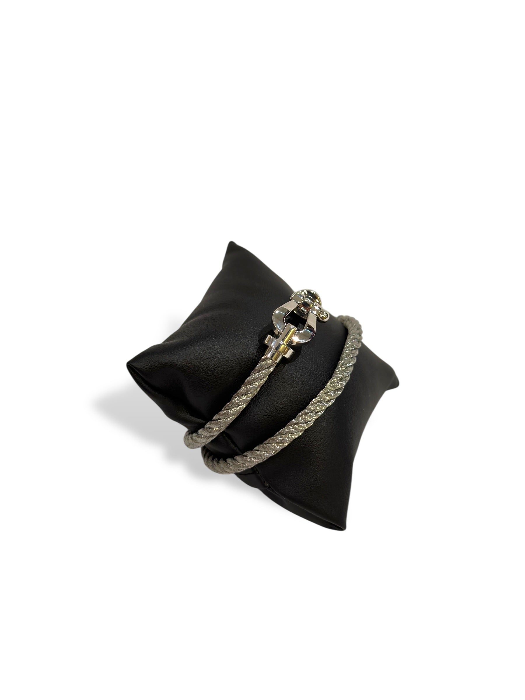 Fred - Bracelet Forces 10 GM Double Tour or Blanc | Les Folies d&