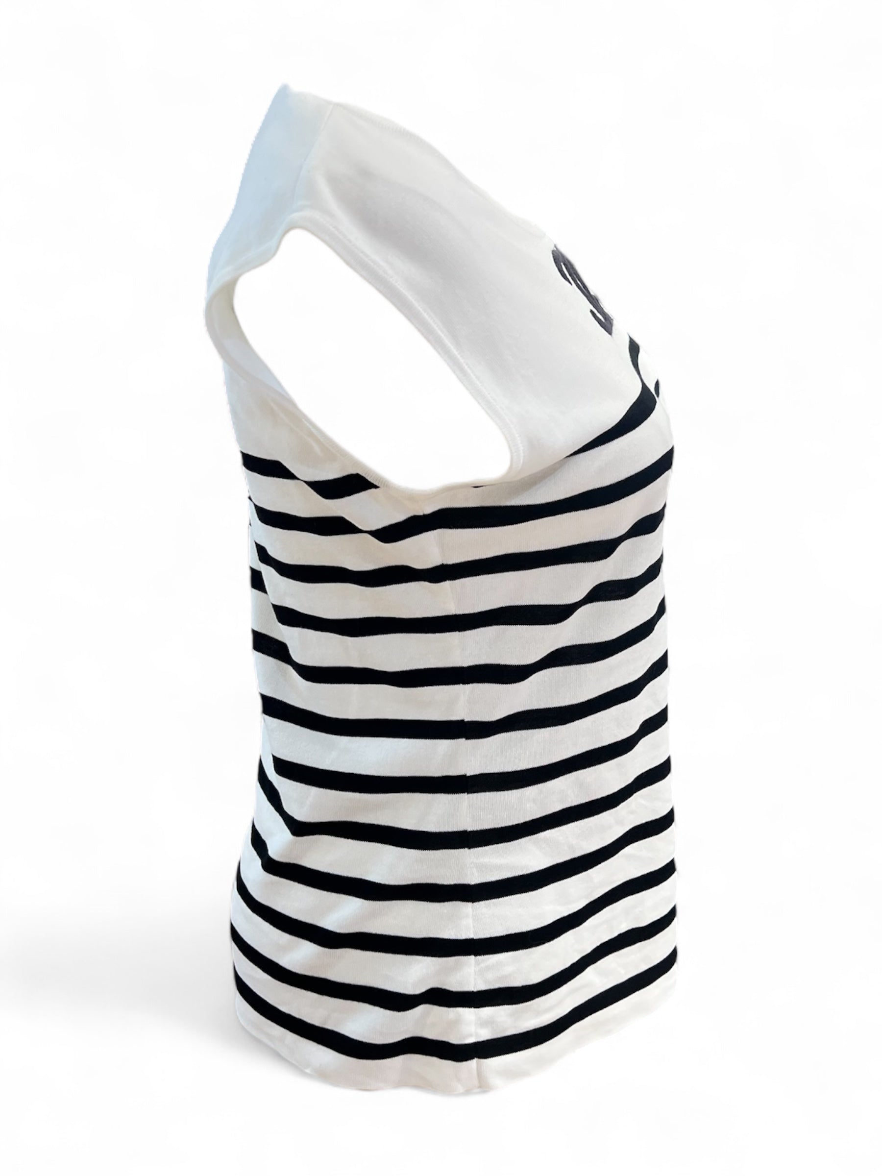 Chanel - CC marinière tank top T38