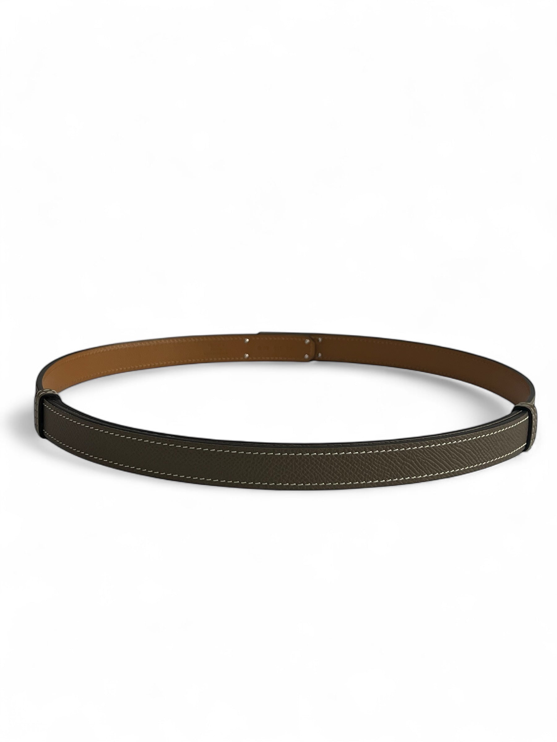 Hermès - Ceinture Kelly 18 Étoupe