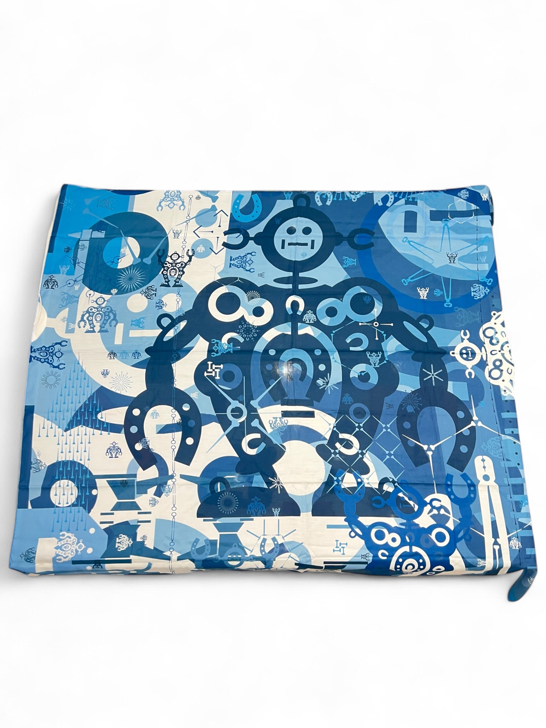Hermès - Châle bleu