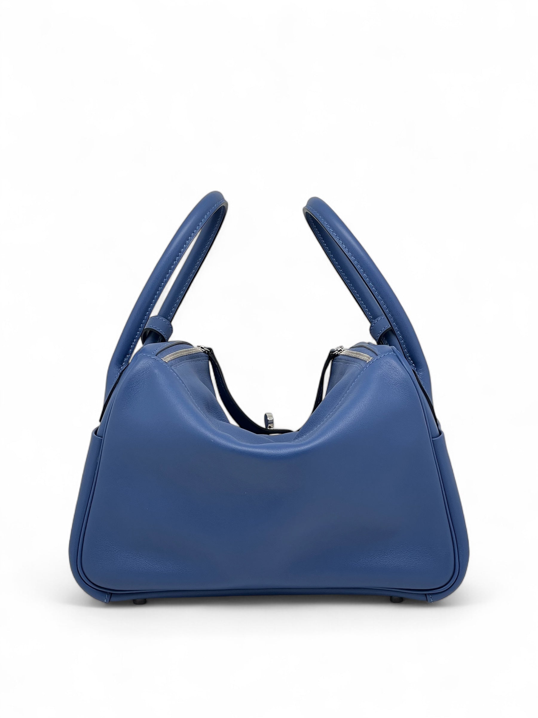 Hermès - Tasche Lindy 26 Saphirblau