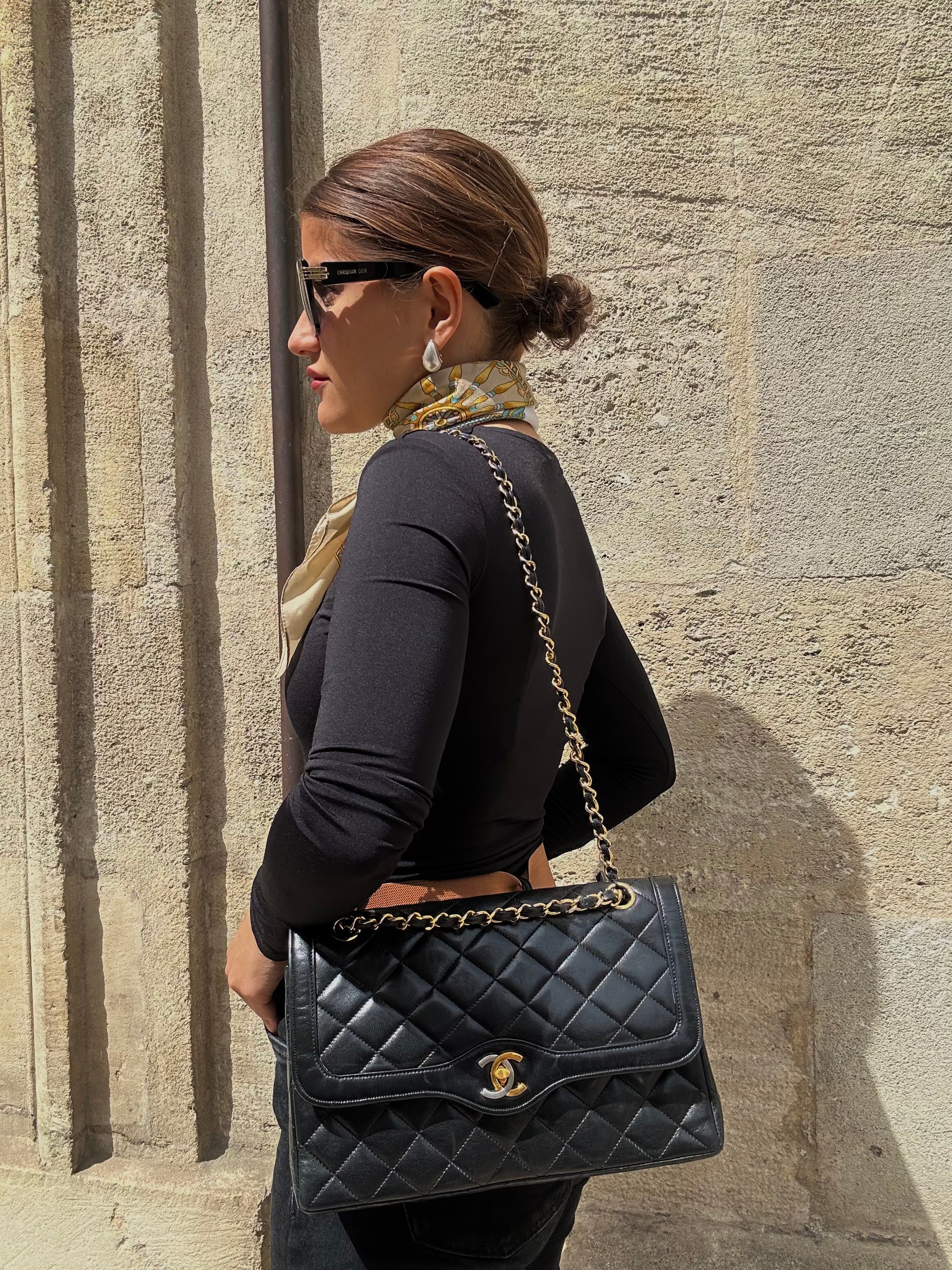 Chanel - Sac Diana fermoir bicolore limited edition