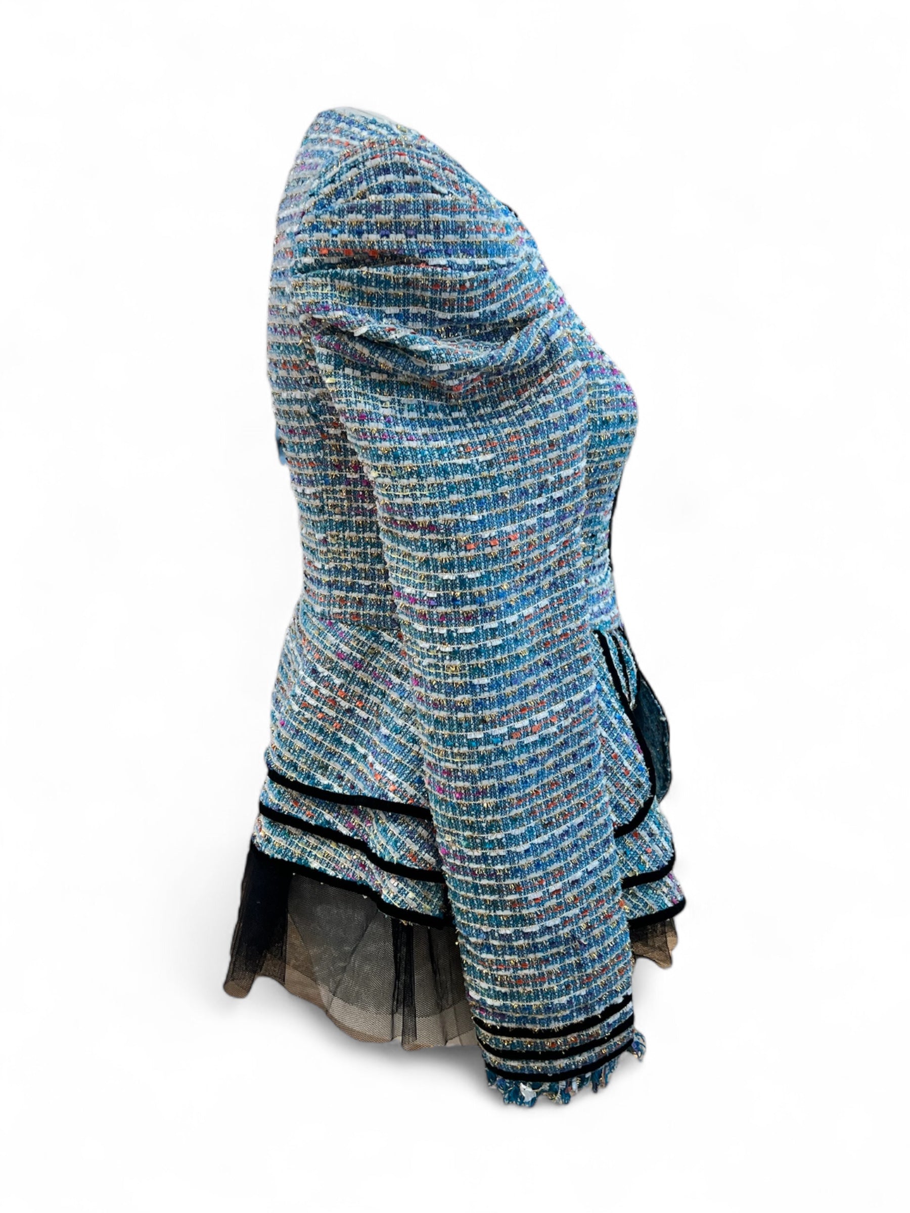 Miu Miu - Blaue Tweedjacke TS
