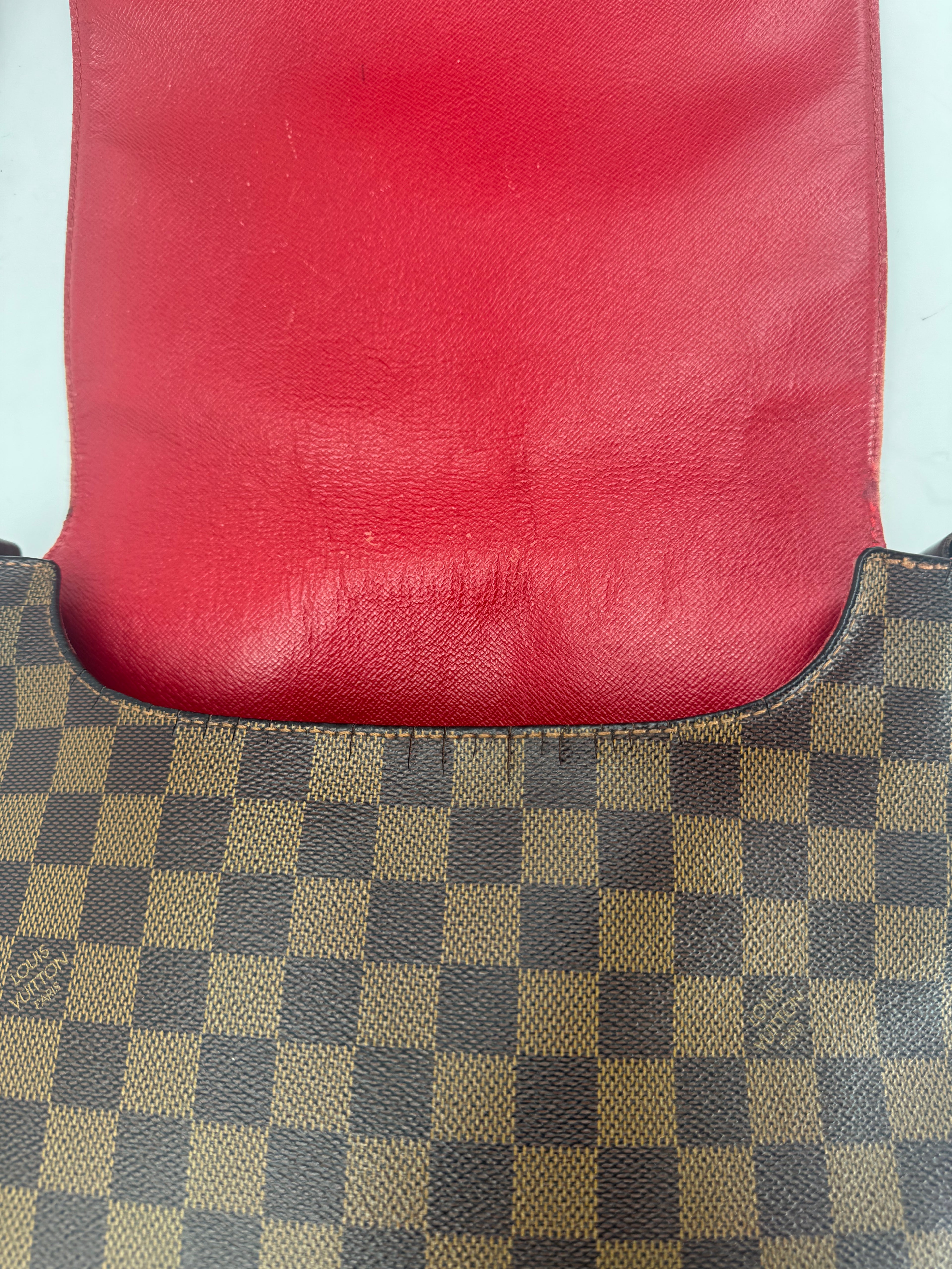 Louis Vuitton - Sac Musette Toile Damier Ebène