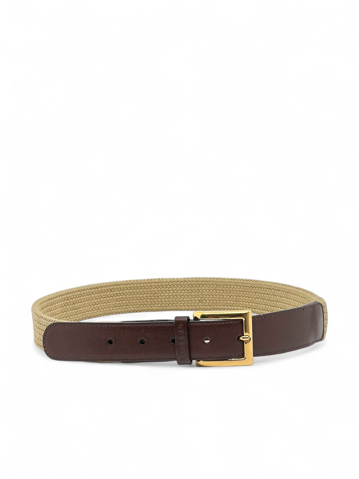 Céline - Ceinture en corde et cuir T85
