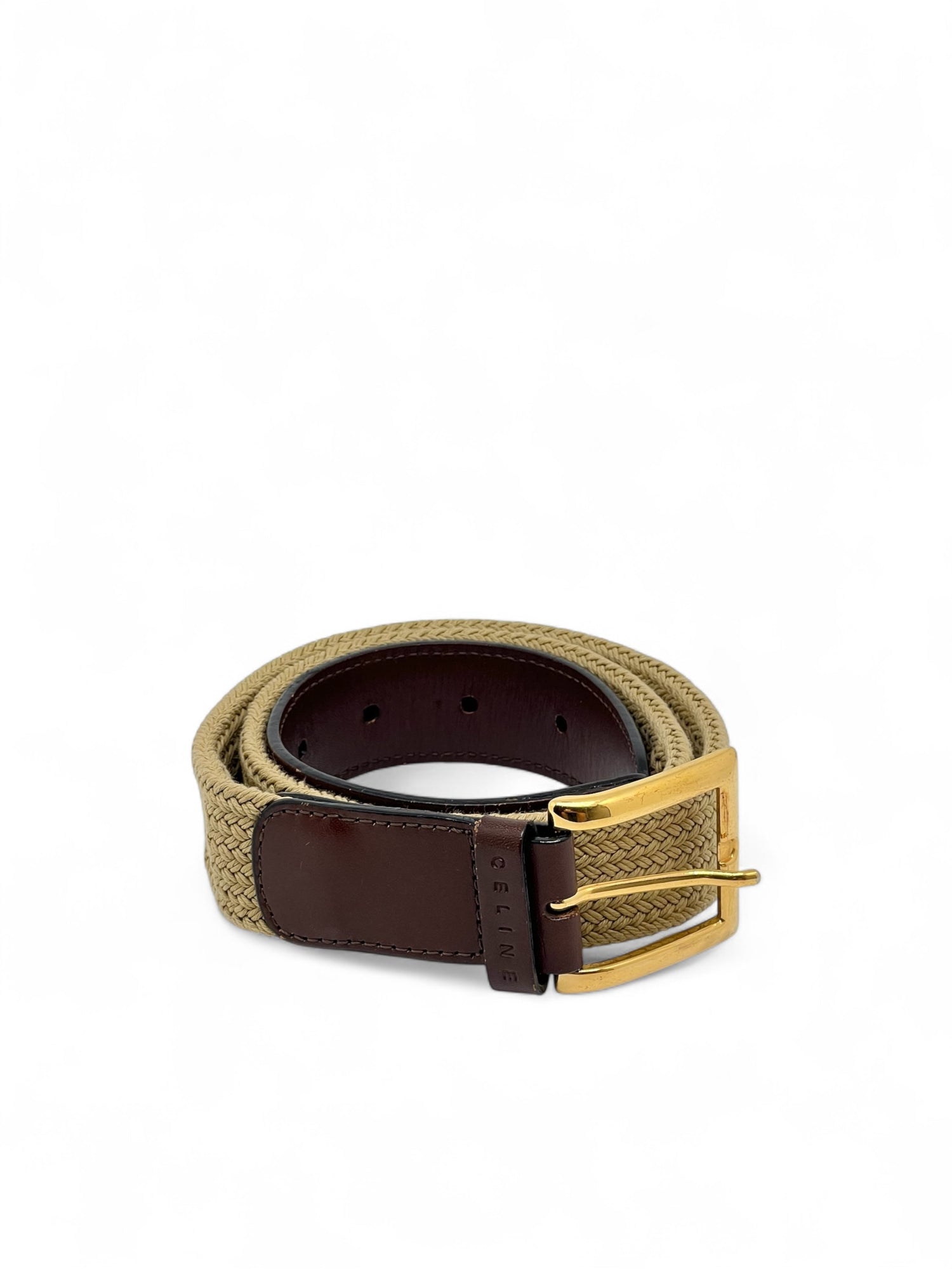 Céline - Ceinture en corde et cuir T85