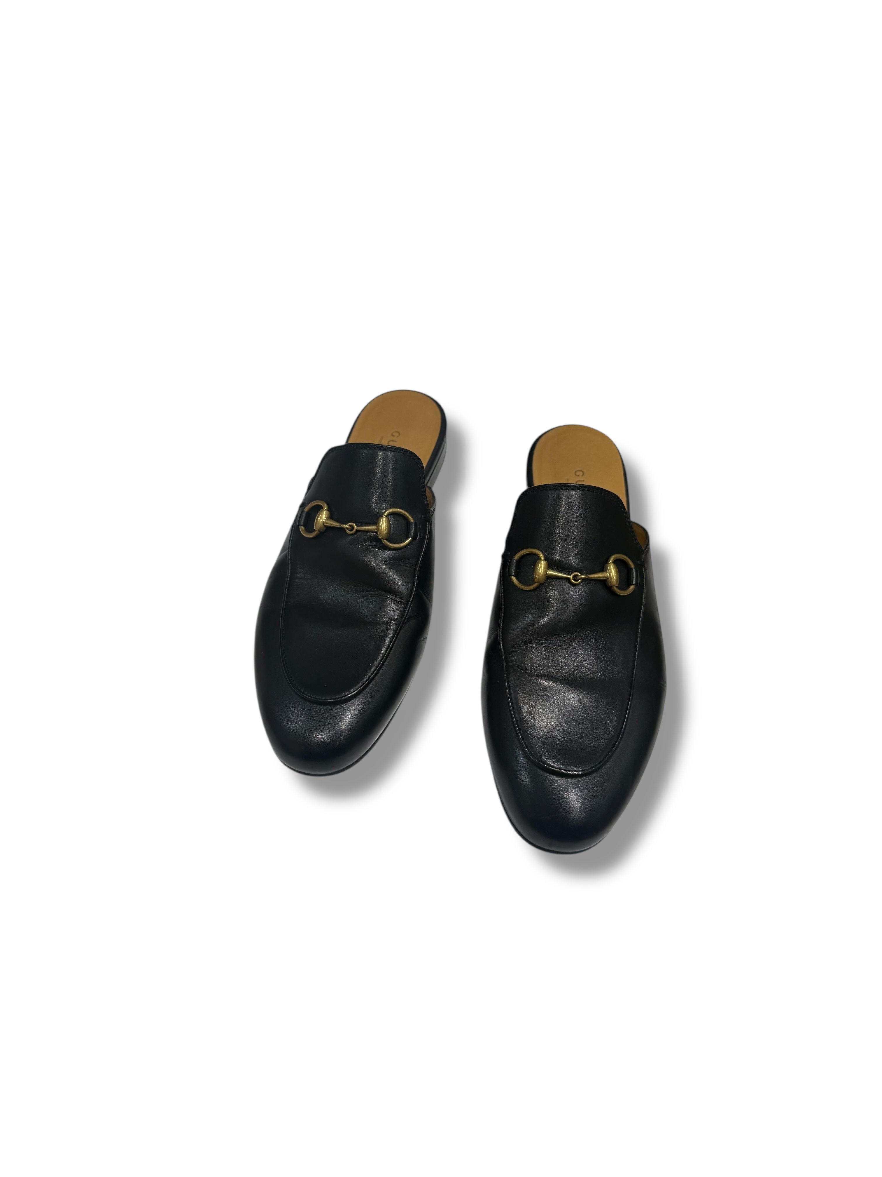 Gucci - Sandales ouvertes Princetown noir T37