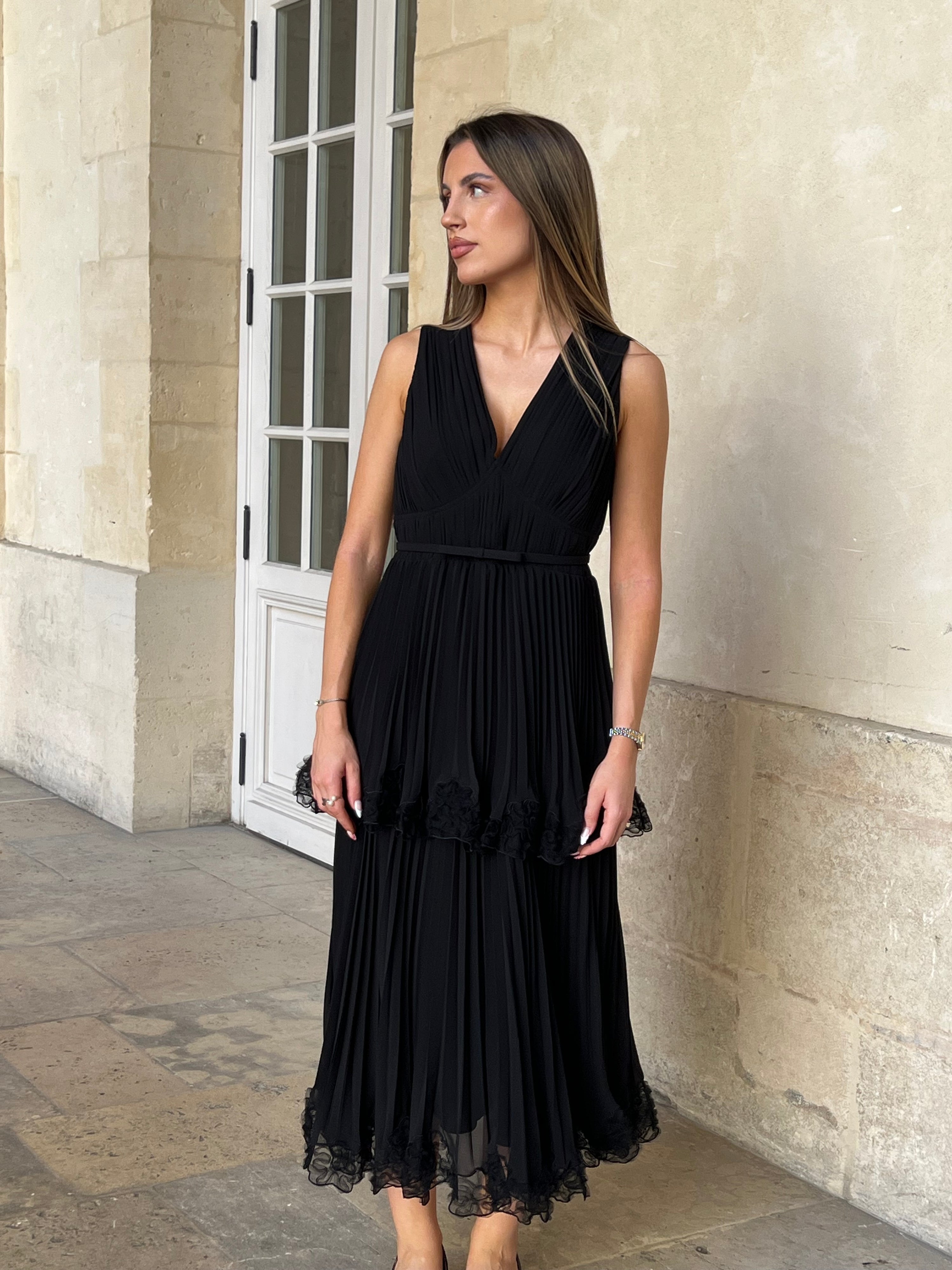 Selbstbildnis - Langkleid aus Spitze Gr. 38