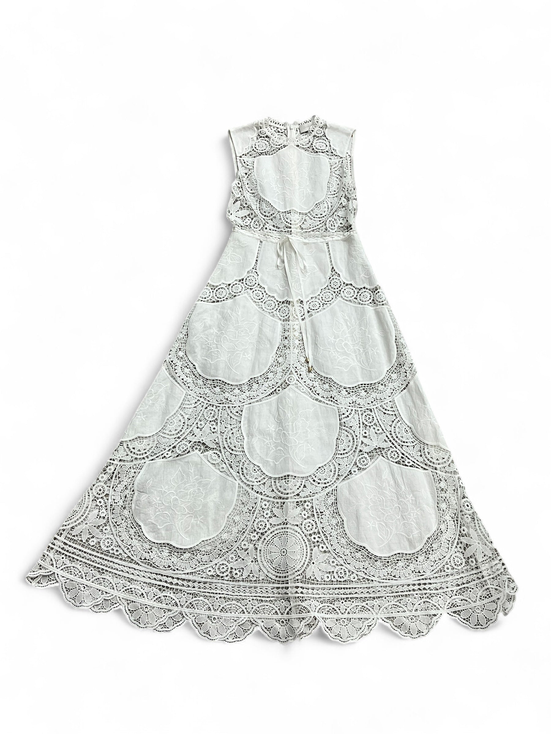 Zimmermann - Robe longue en dentelle T0