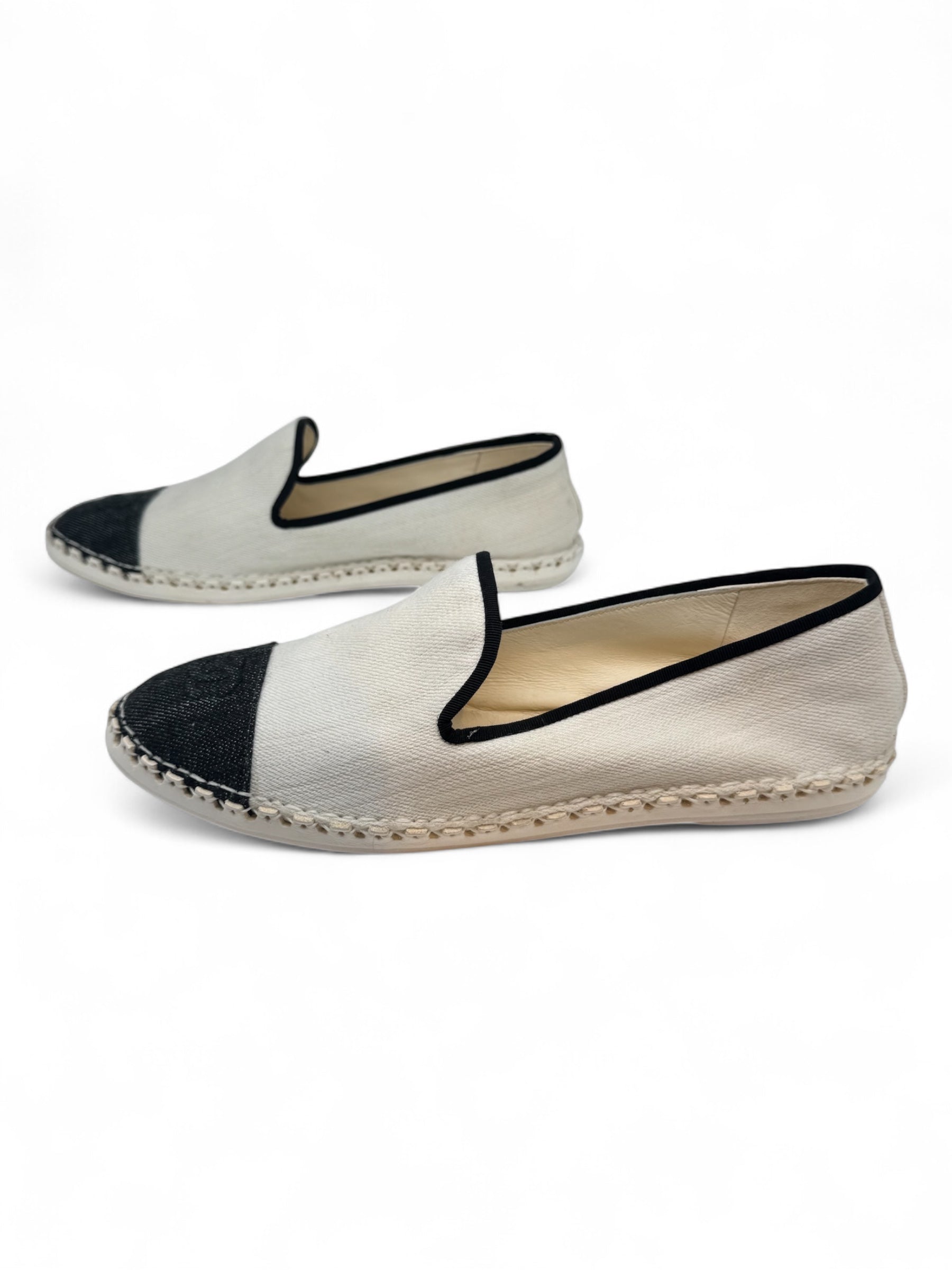 Chanel - Zweifarbige Espadrilles Gr. 39