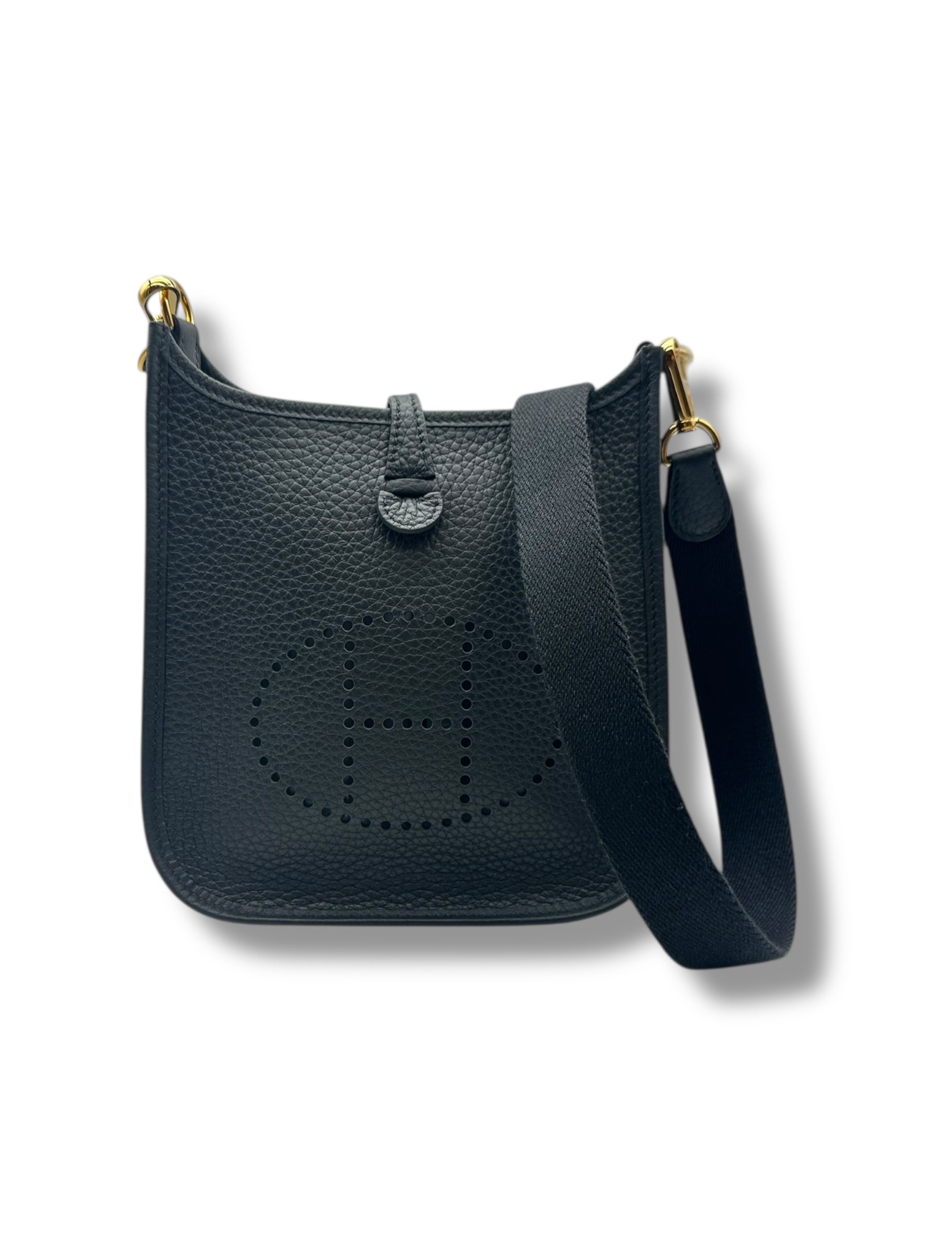Hermès - Sac Evelyne 16 Amazone Taurillon Clémence Noir