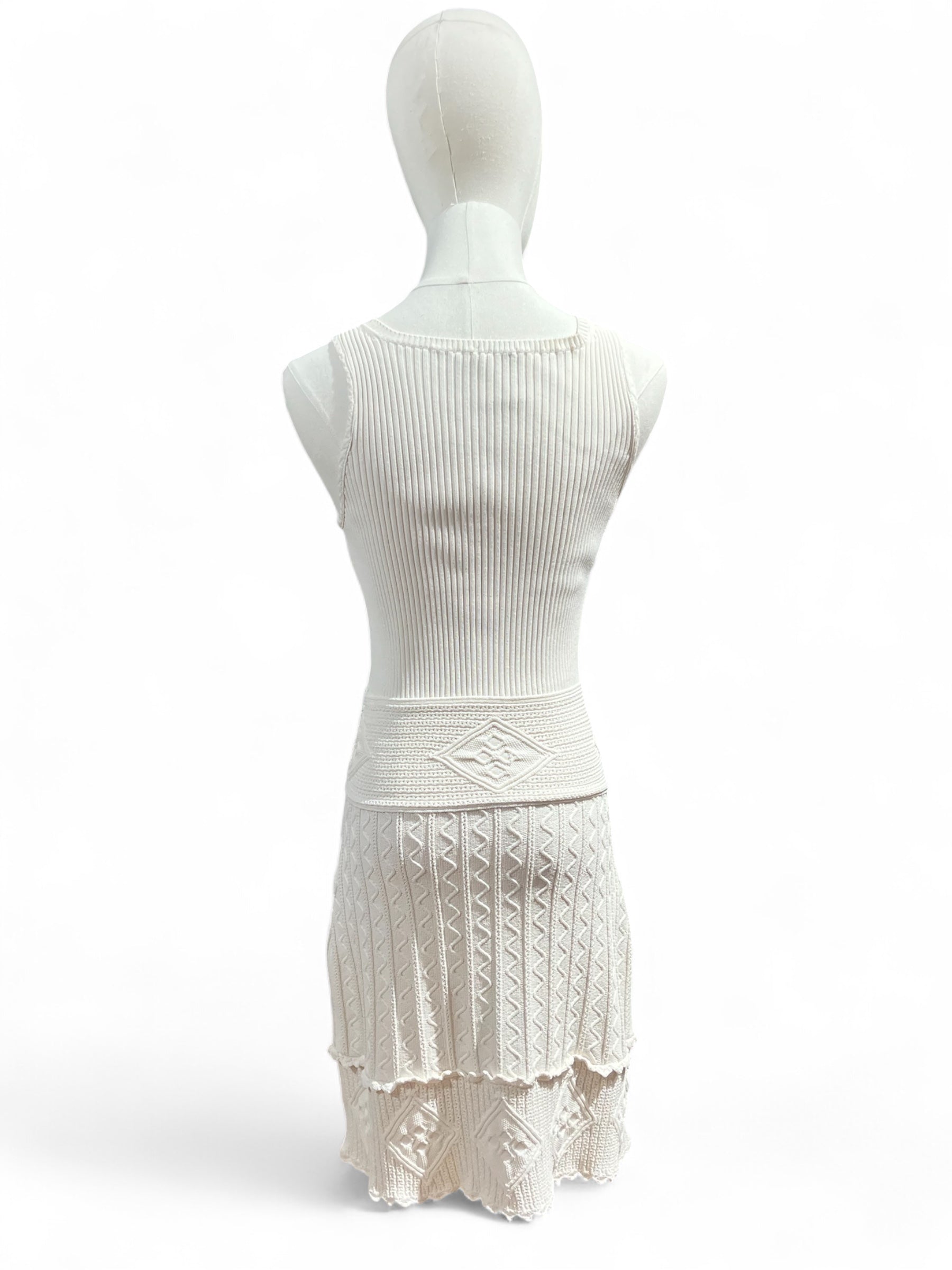 Chanel - Robe blanche T36