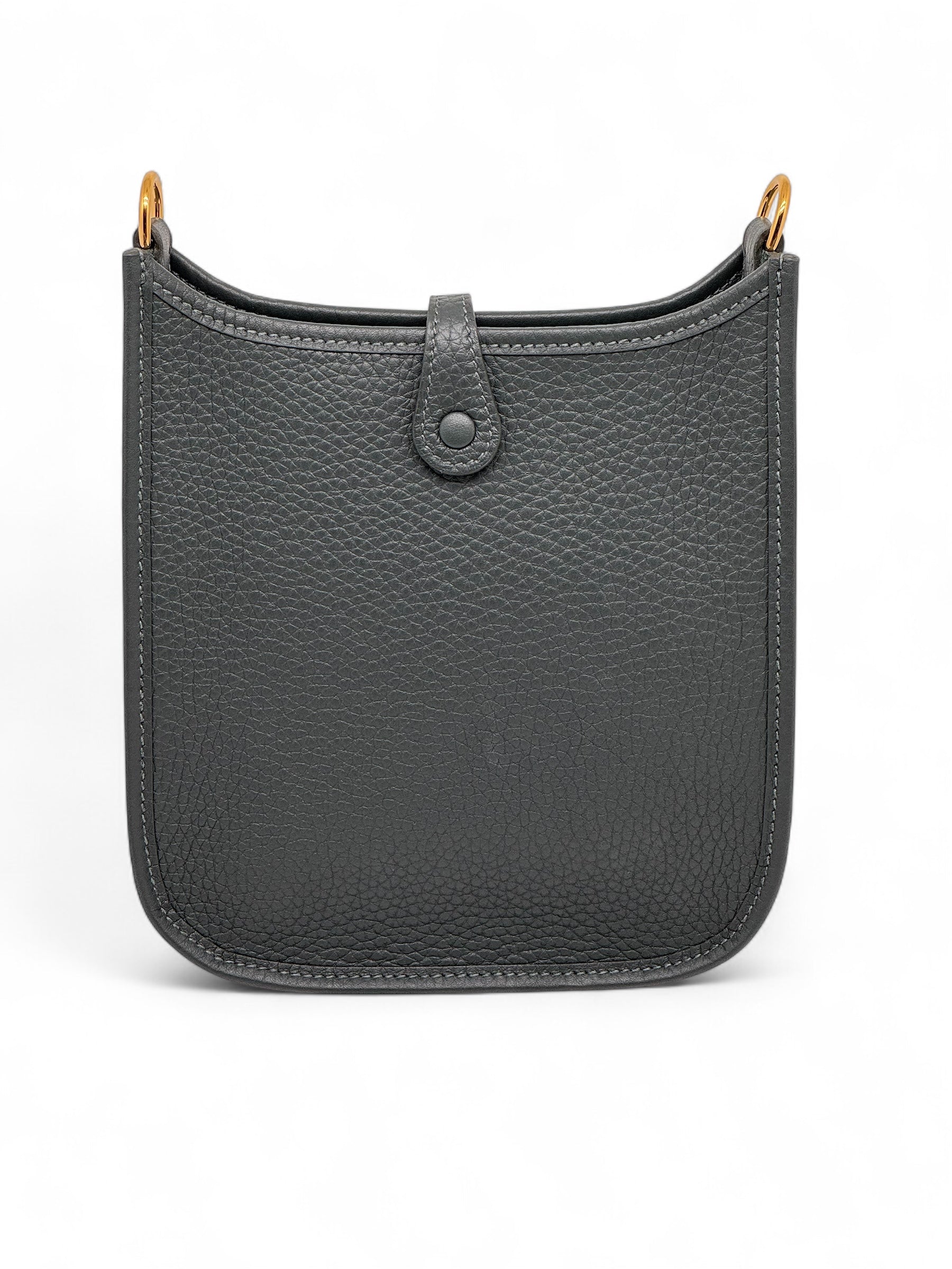 Hermès - Sac Mini Evelyne 16 Vert Mangrove