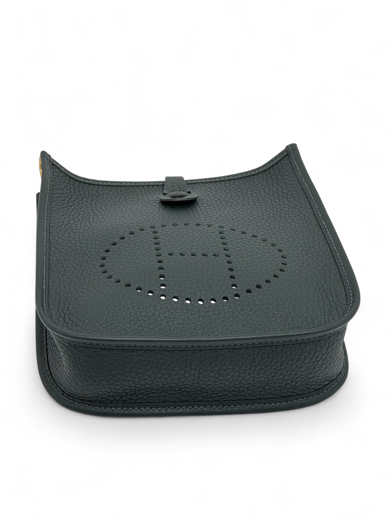 Hermès - Sac Mini Evelyne 16 Vert Mangrove