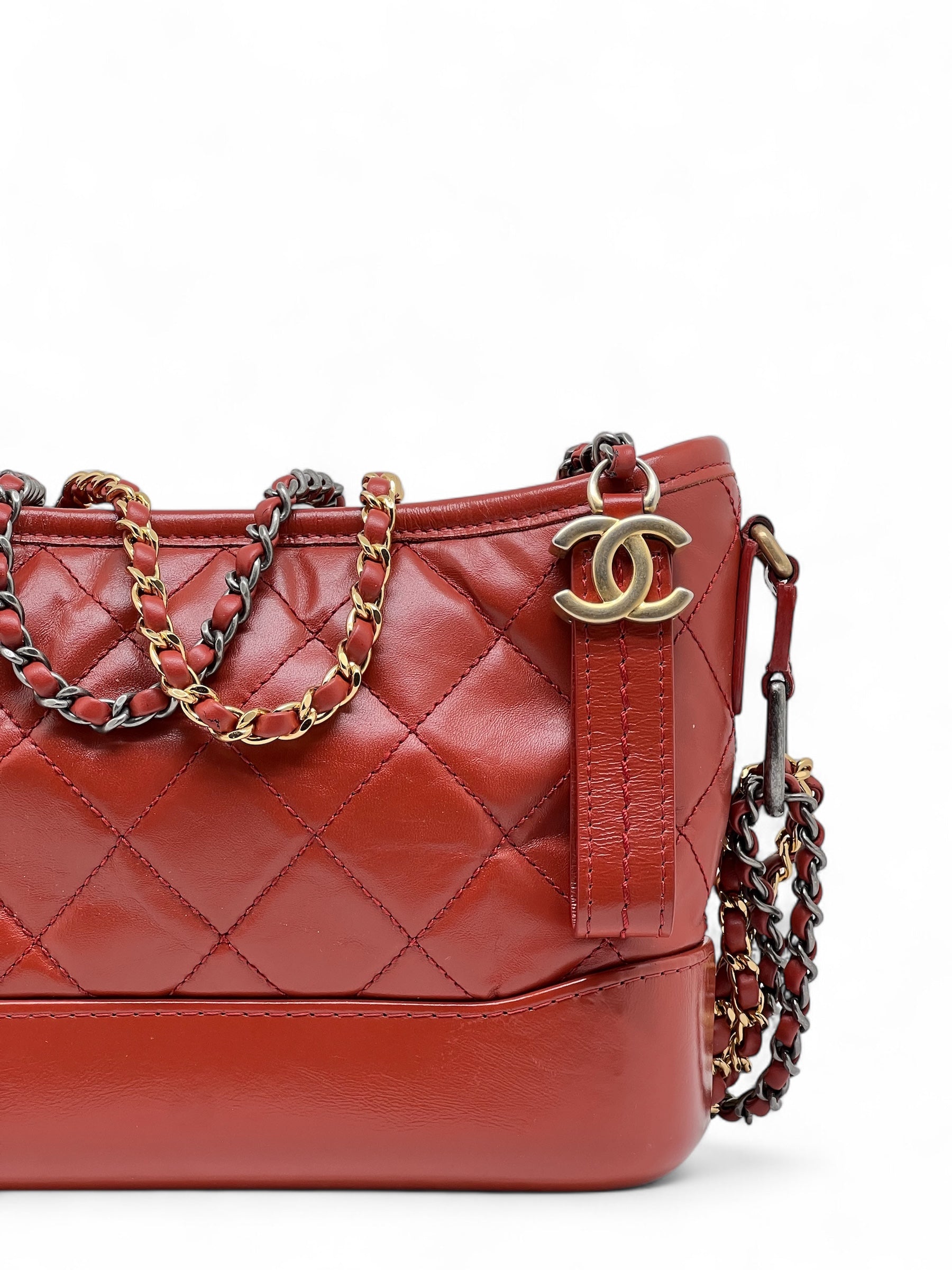Chanel - Sac Mini Gabrielle Terracotta