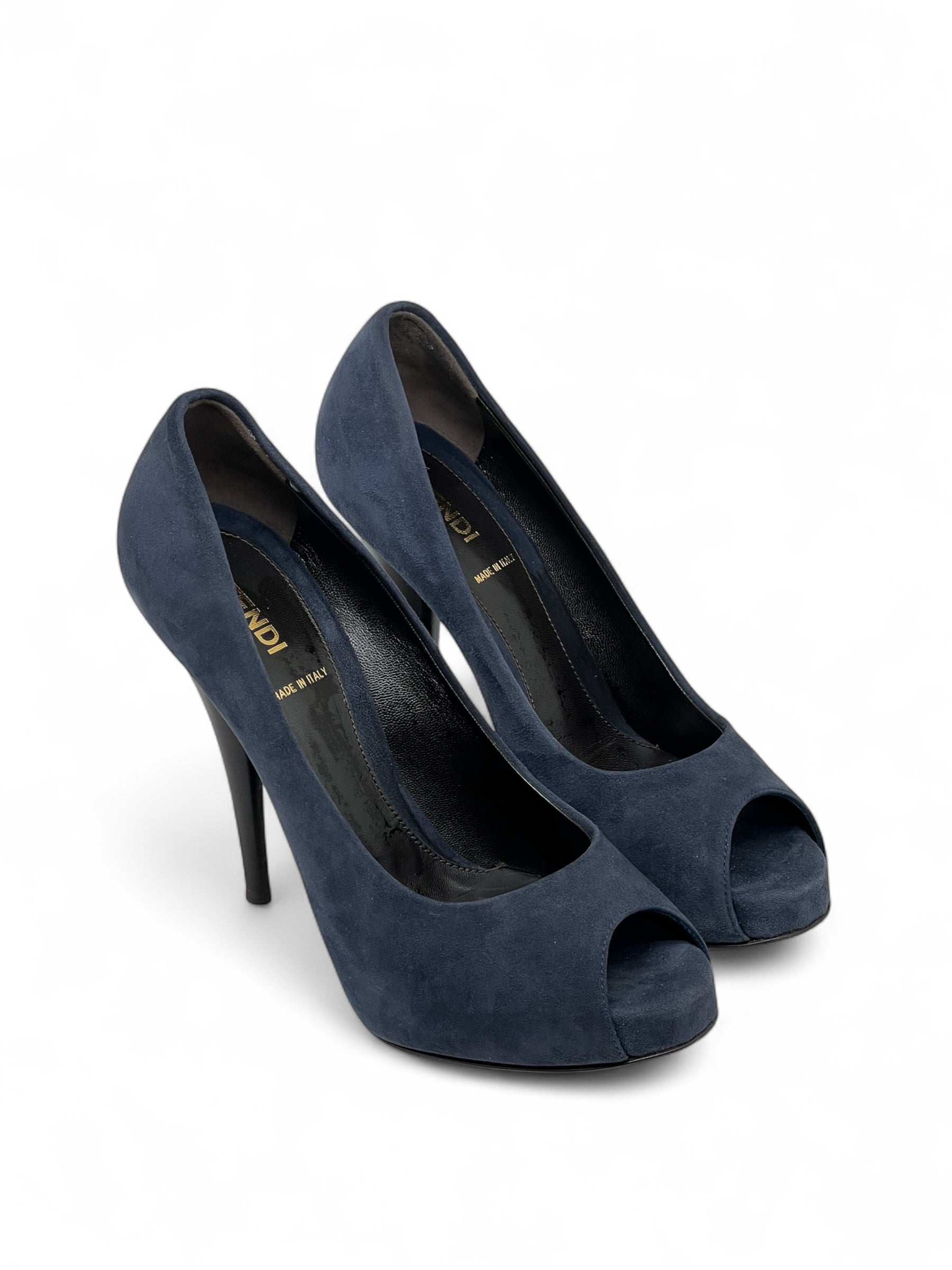 Fendi - Wildlederschuhe mit Absatz Gr. 37