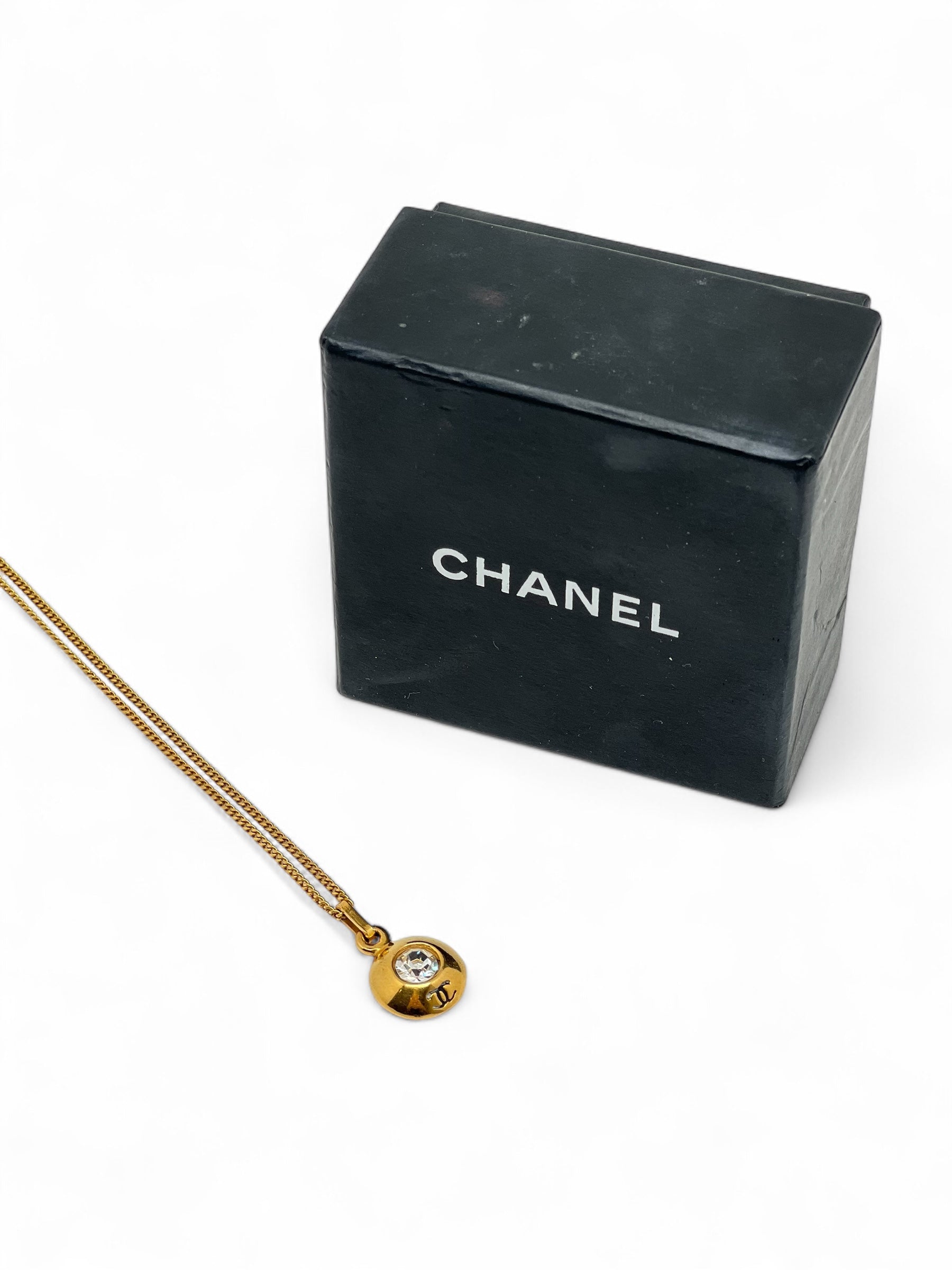 Chanel - Halskette mit Strasssteinbesatz
