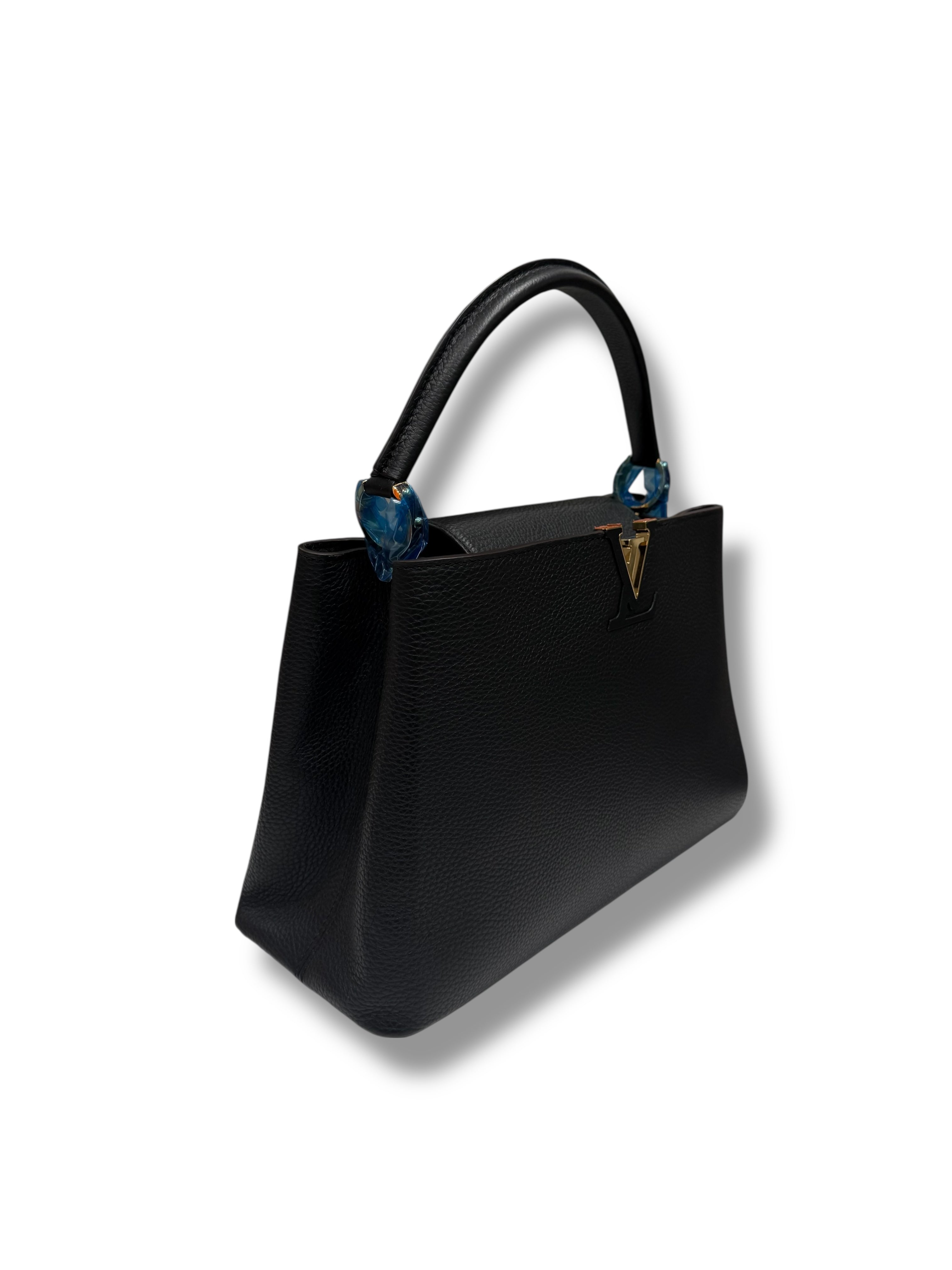 Louis Vuitton - Sac Capucines noir GM