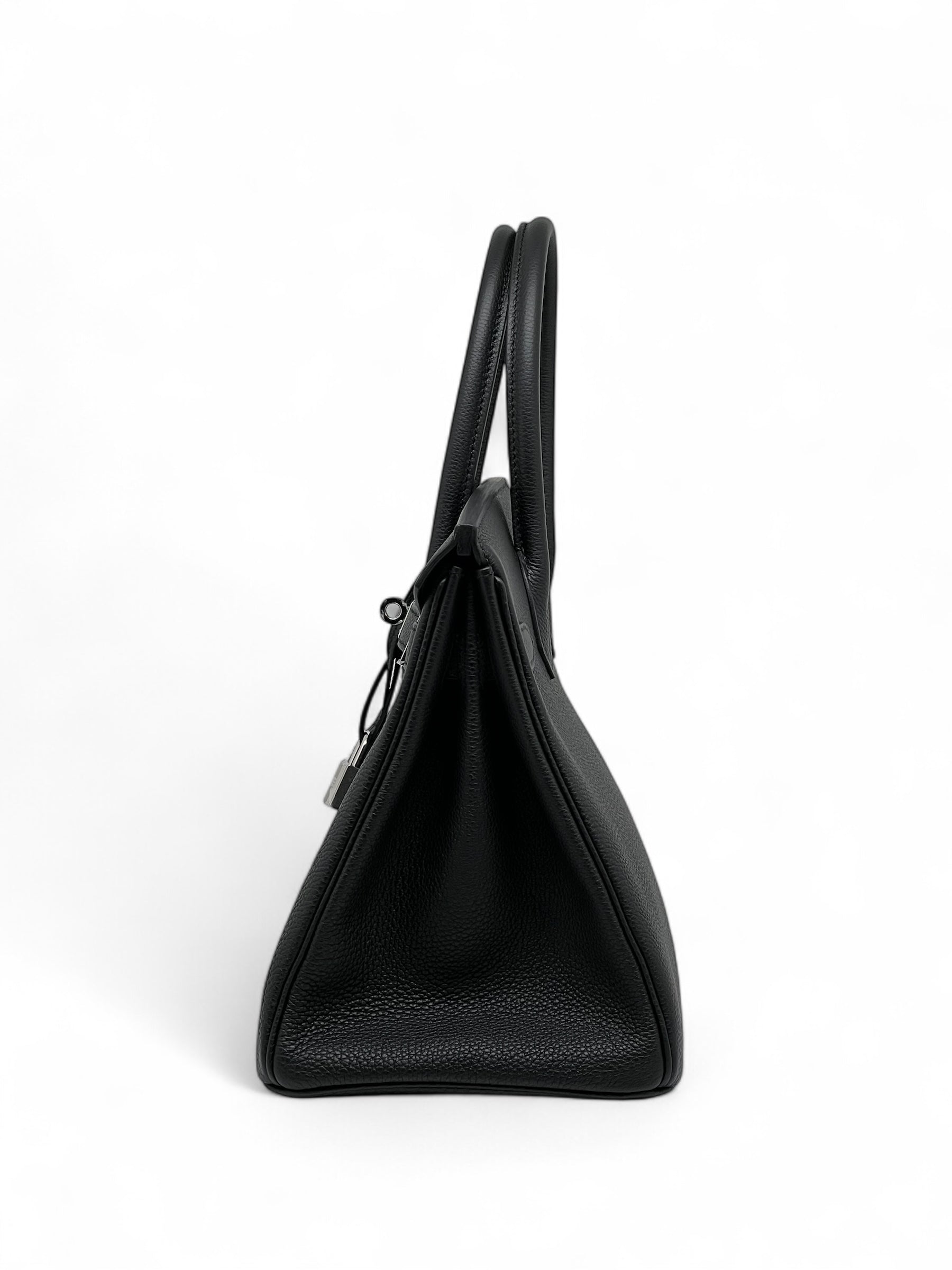 Hermès - Birkin-Tasche 30 Schwarz Togo-Leder