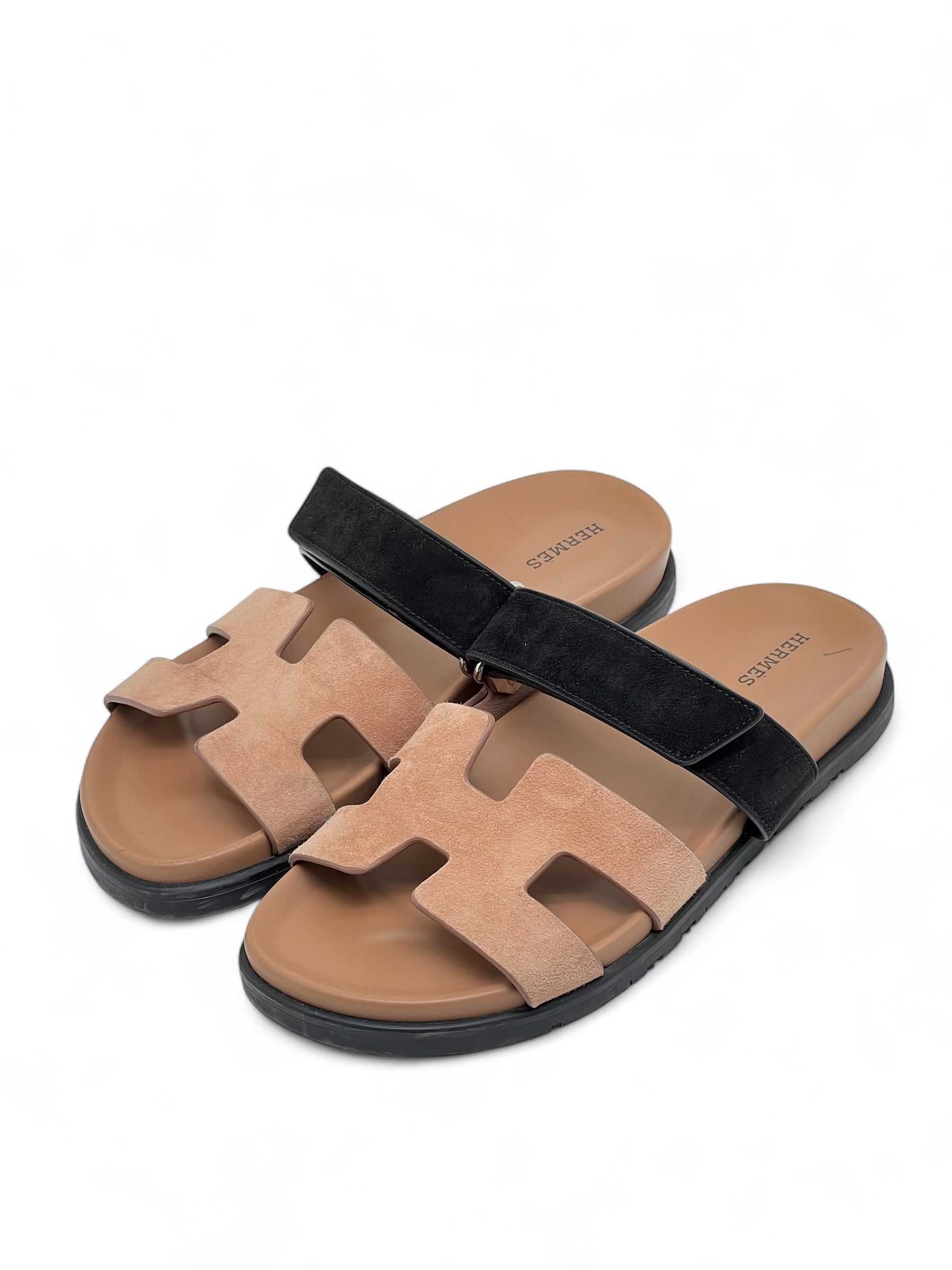 Hermès - Sandales Chypre Bicolore T39