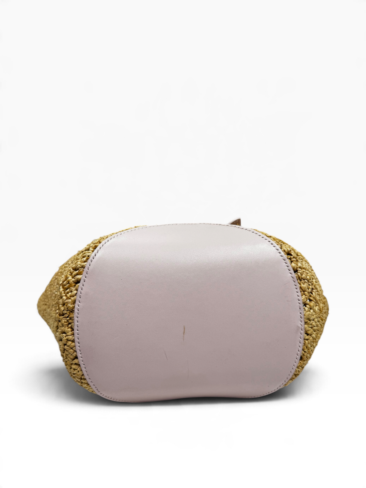 Dior - Sac Blooming Mini dioriviera en raphia ajouré et cuir de veau rose