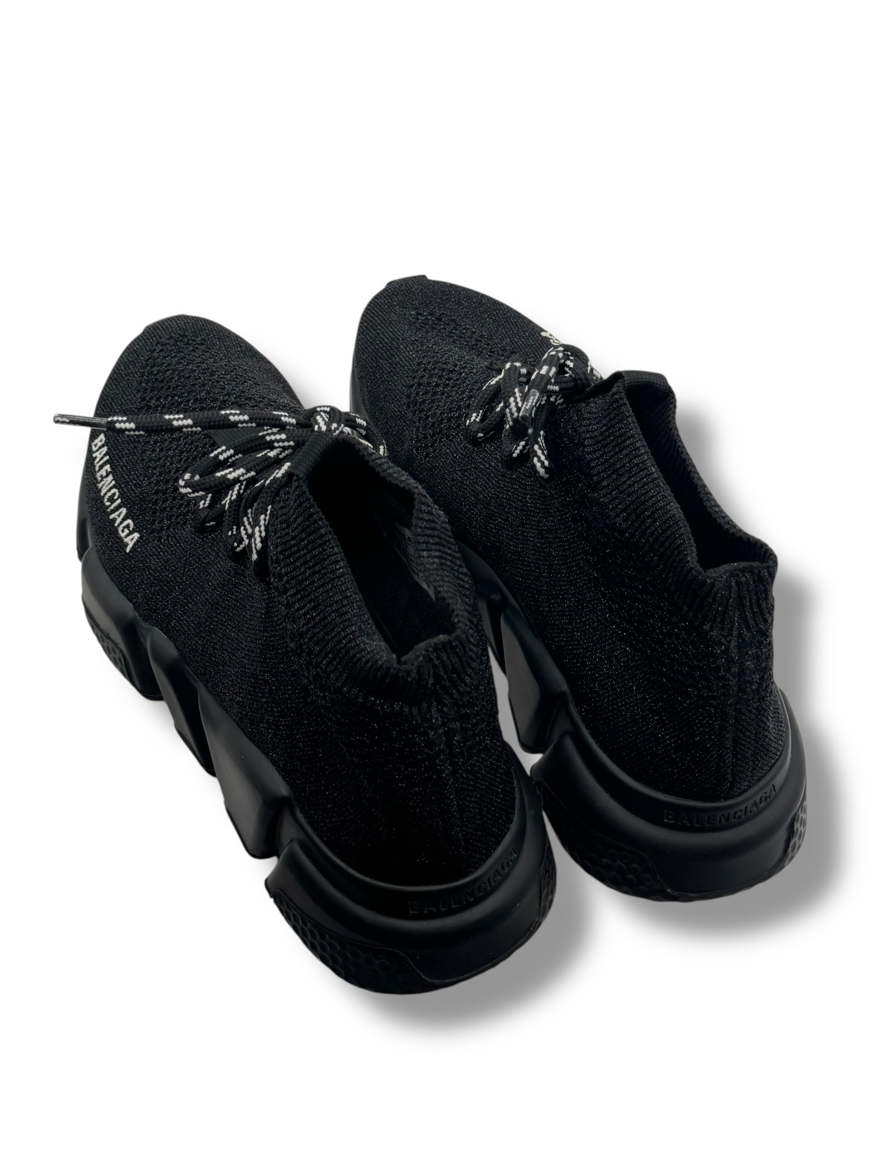 Balenciaga - Speed Lace Up glitter sneakers size 37