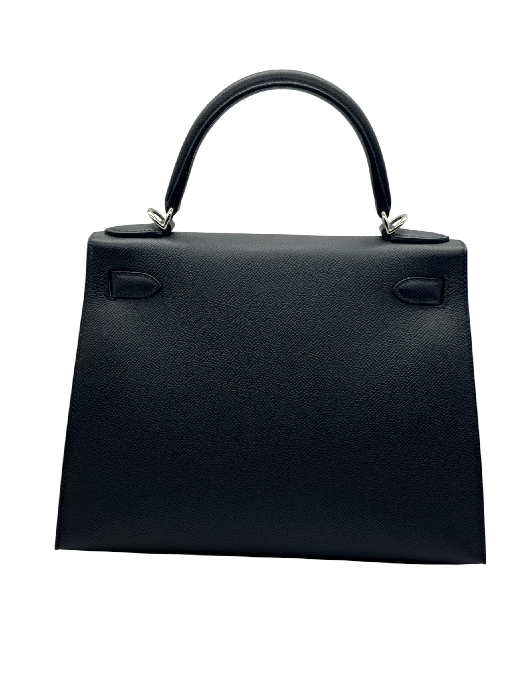 Hermès - Kelly II Sellier Tasche 28 Kalbsleder Epsom