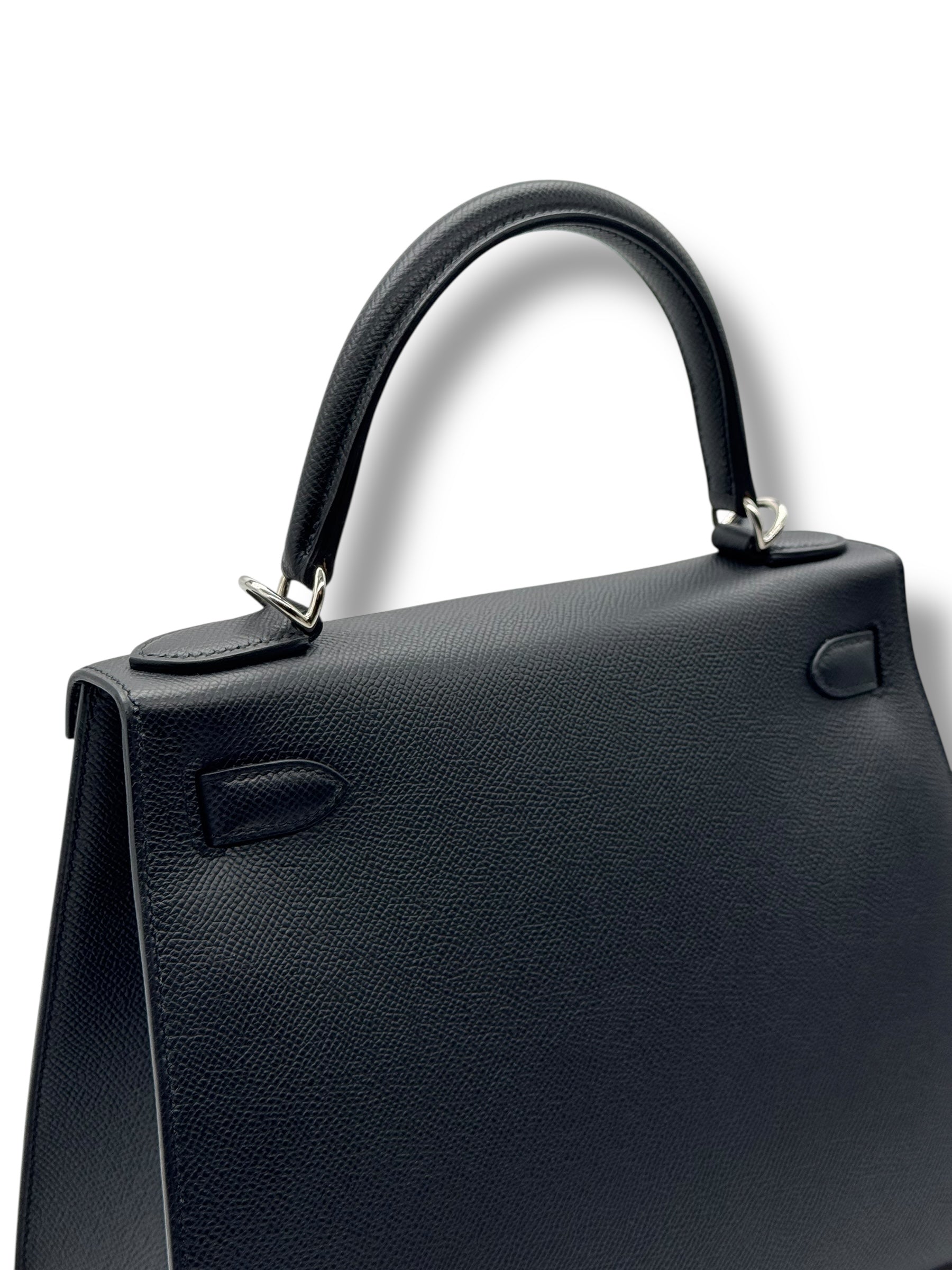 Hermès - Kelly II Sellier Tasche 28 Kalbsleder Epsom